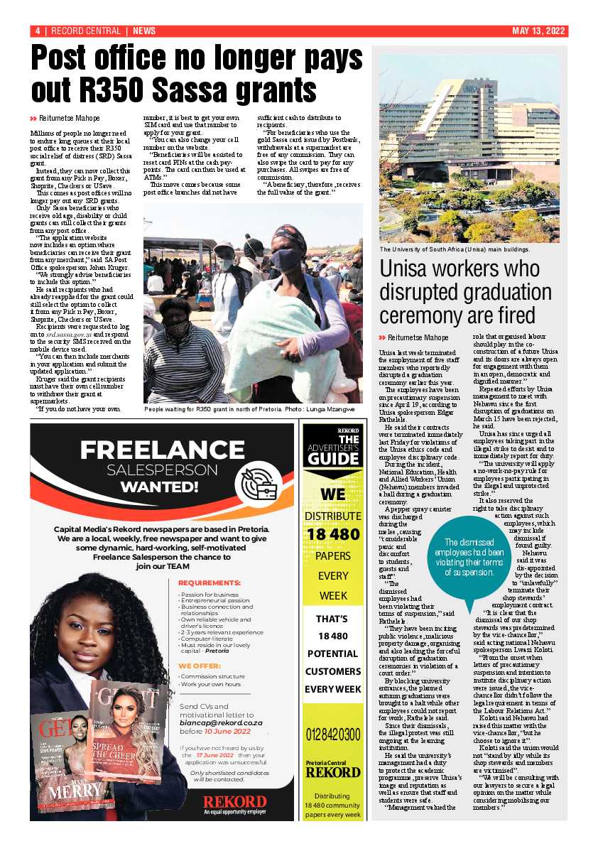 Rekord Central 13 May 2022 page 4