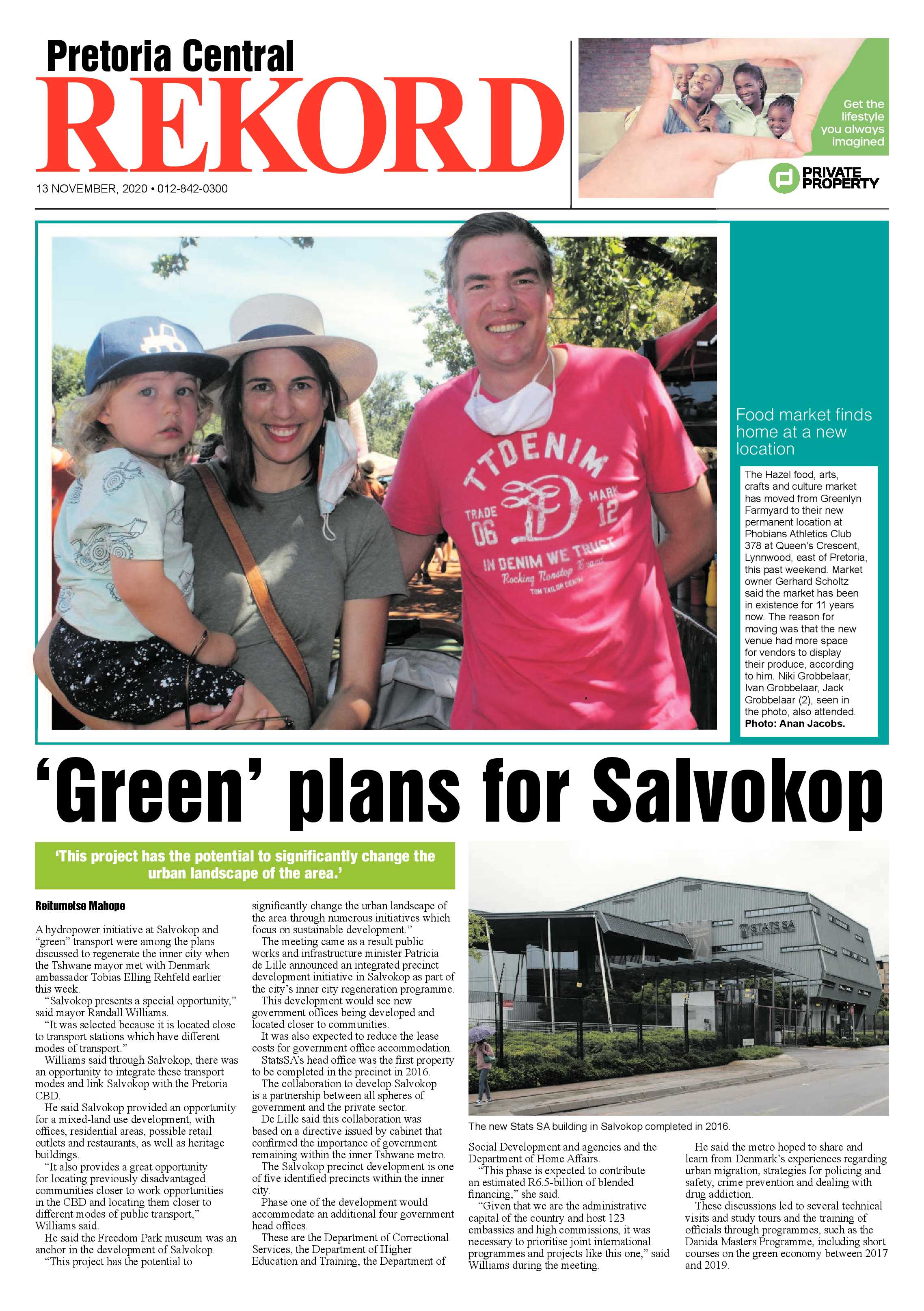 Rekord Central 13 November 2020 page 1