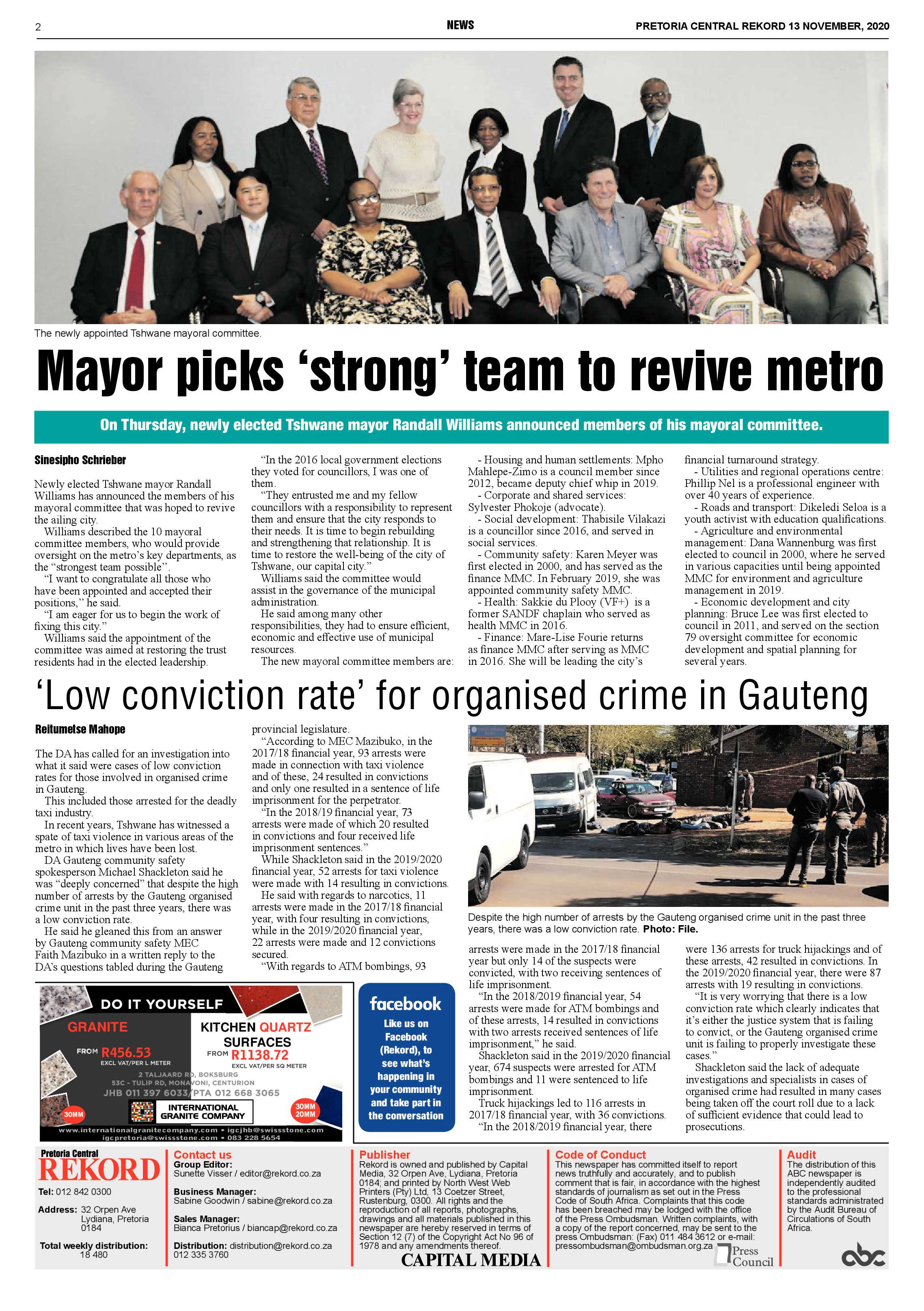 Rekord Central 13 November 2020 page 2