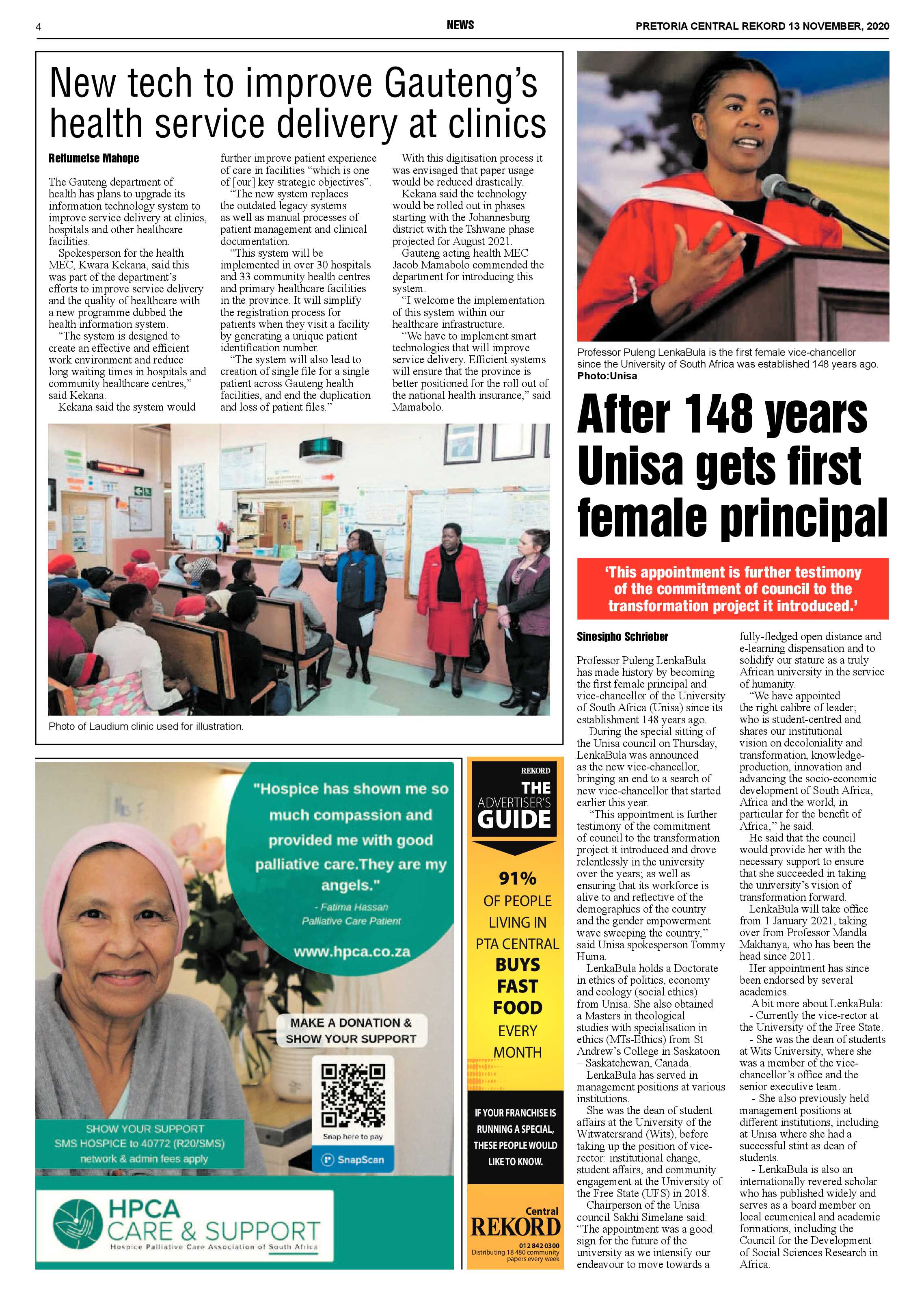 Rekord Central 13 November 2020 page 4