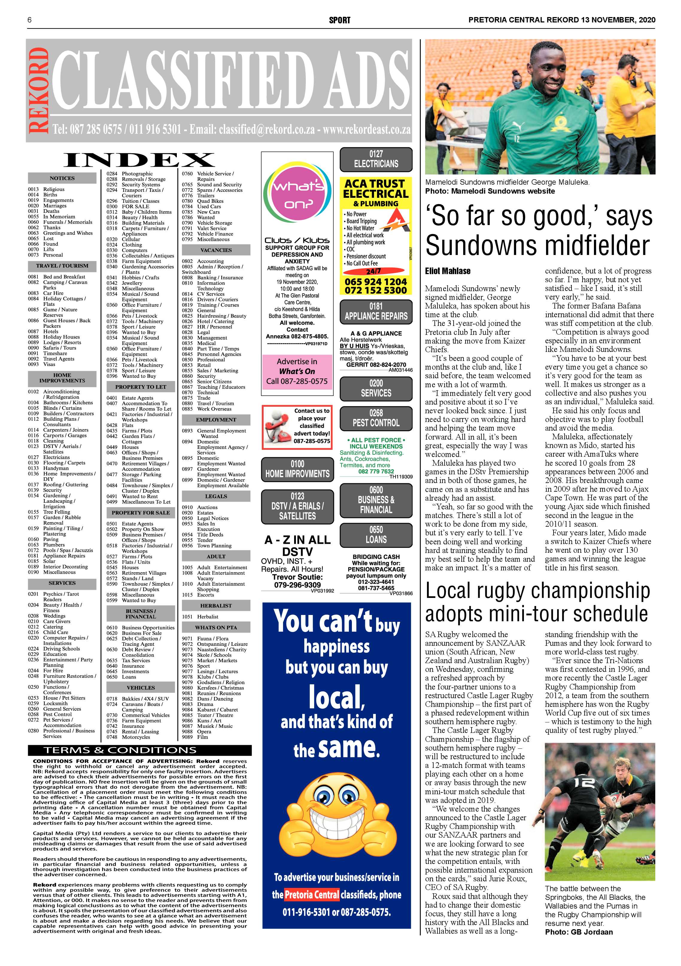 Rekord Central 13 November 2020 page 6