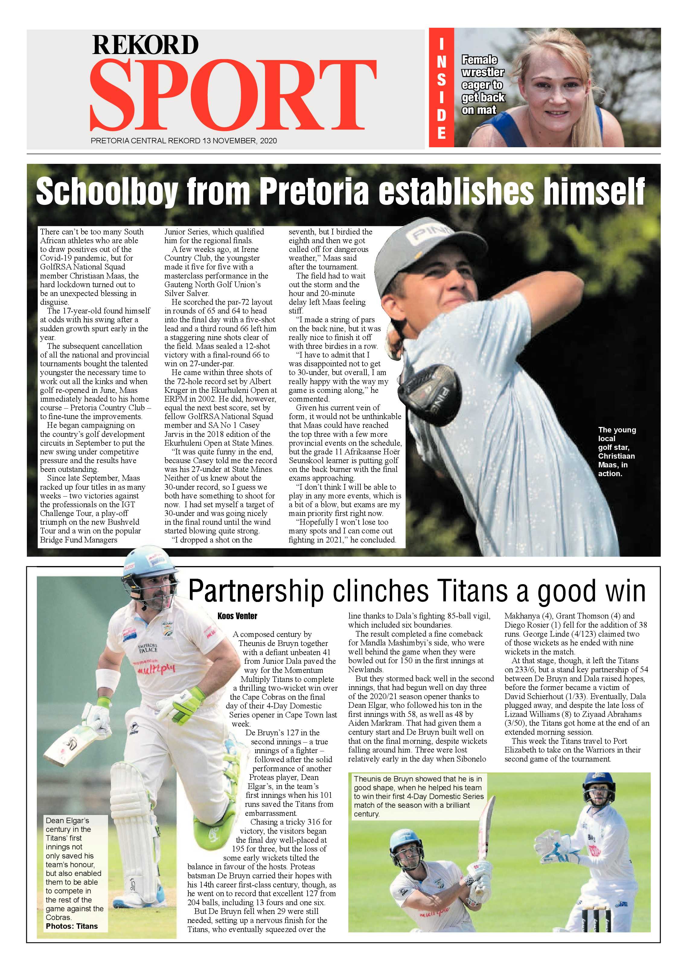Rekord Central 13 November 2020 page 8