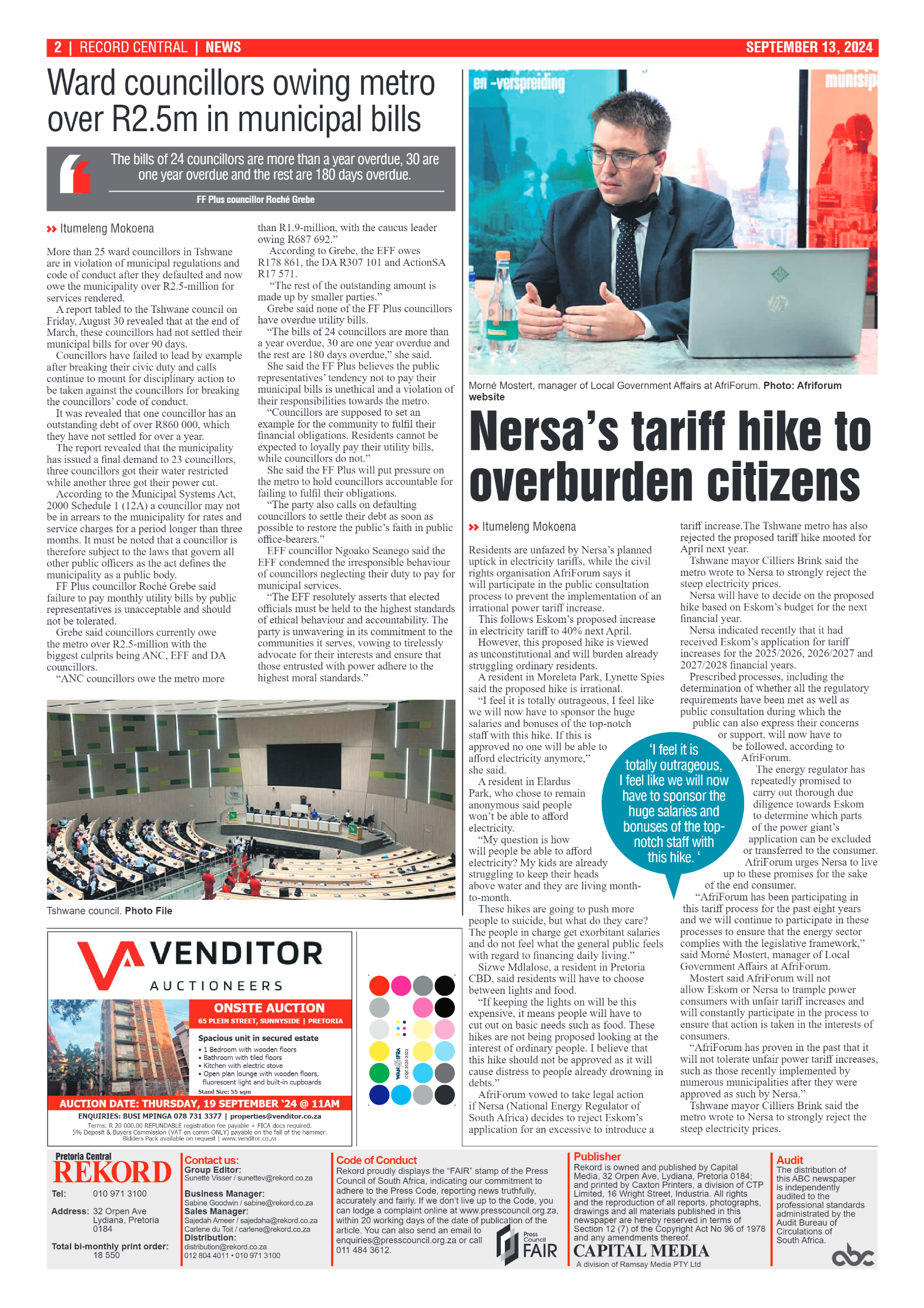 Rekord Central 13 September 2024 page 2