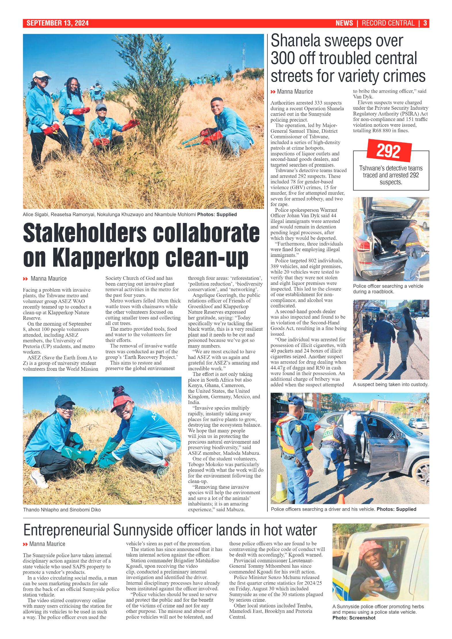 Rekord Central 13 September 2024 page 3