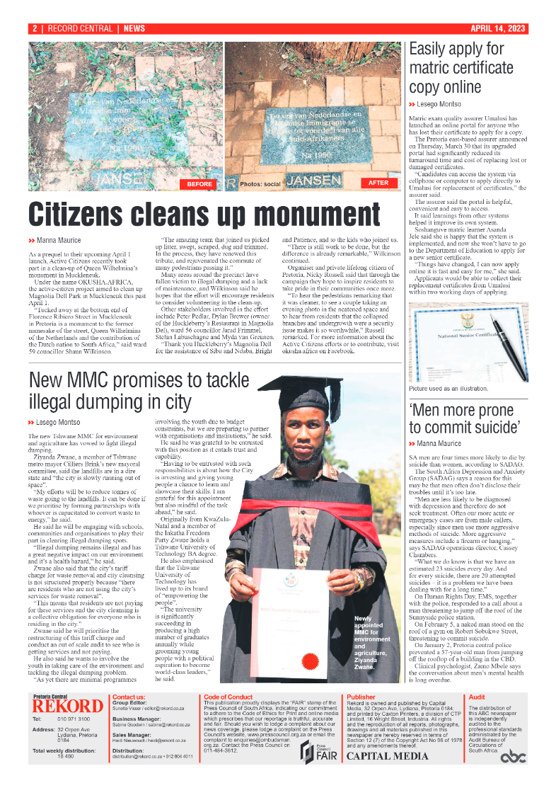 Rekord Central 14 April 2023 page 2