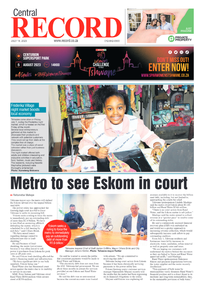 Rekord Central 14 July 2023 page 1