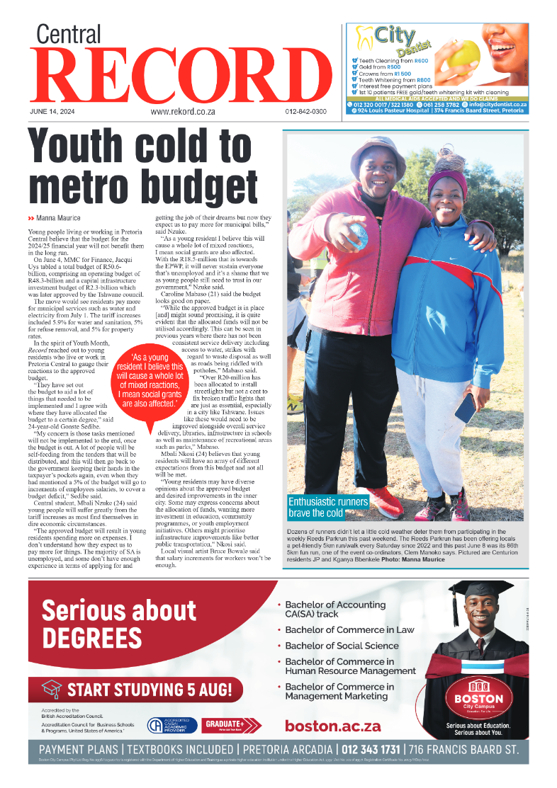 Rekord Central 14 Junie 2024 page 1