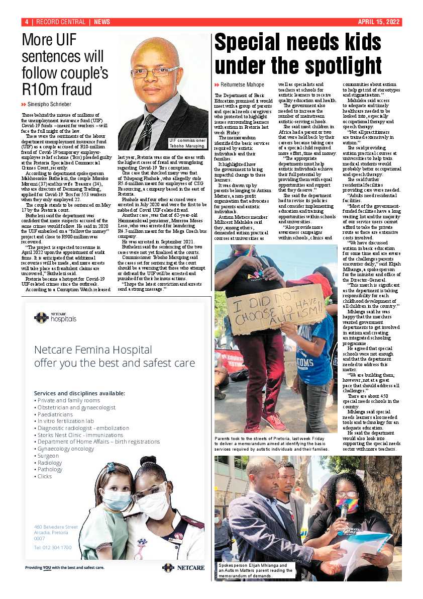 Rekord Central 15 April 2022 page 4