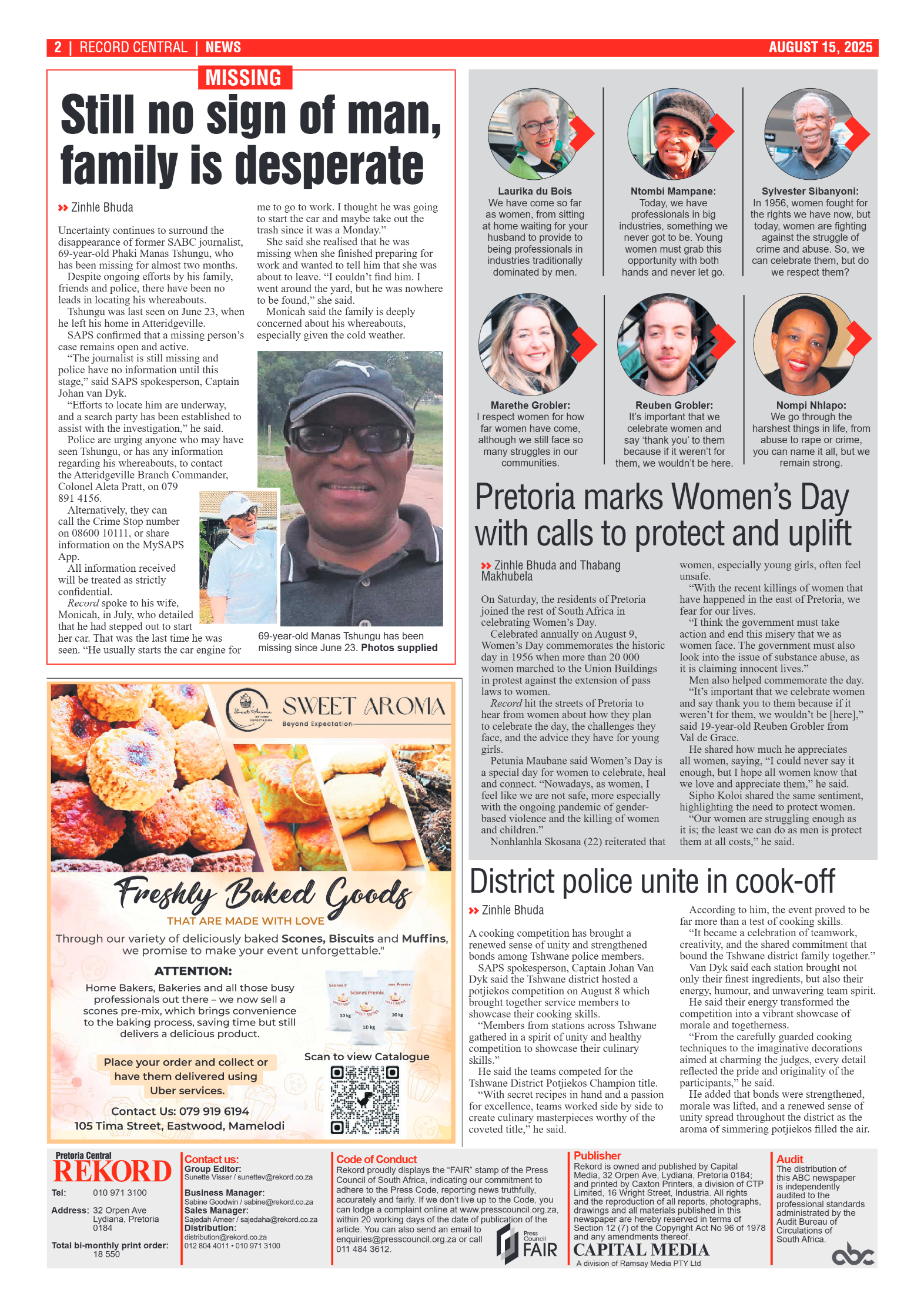 Rekord Central 15 August 2025 page 2