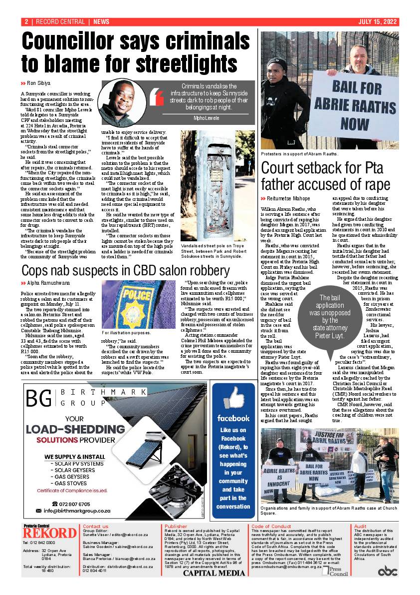 Rekord Central 15 July 2022 page 2