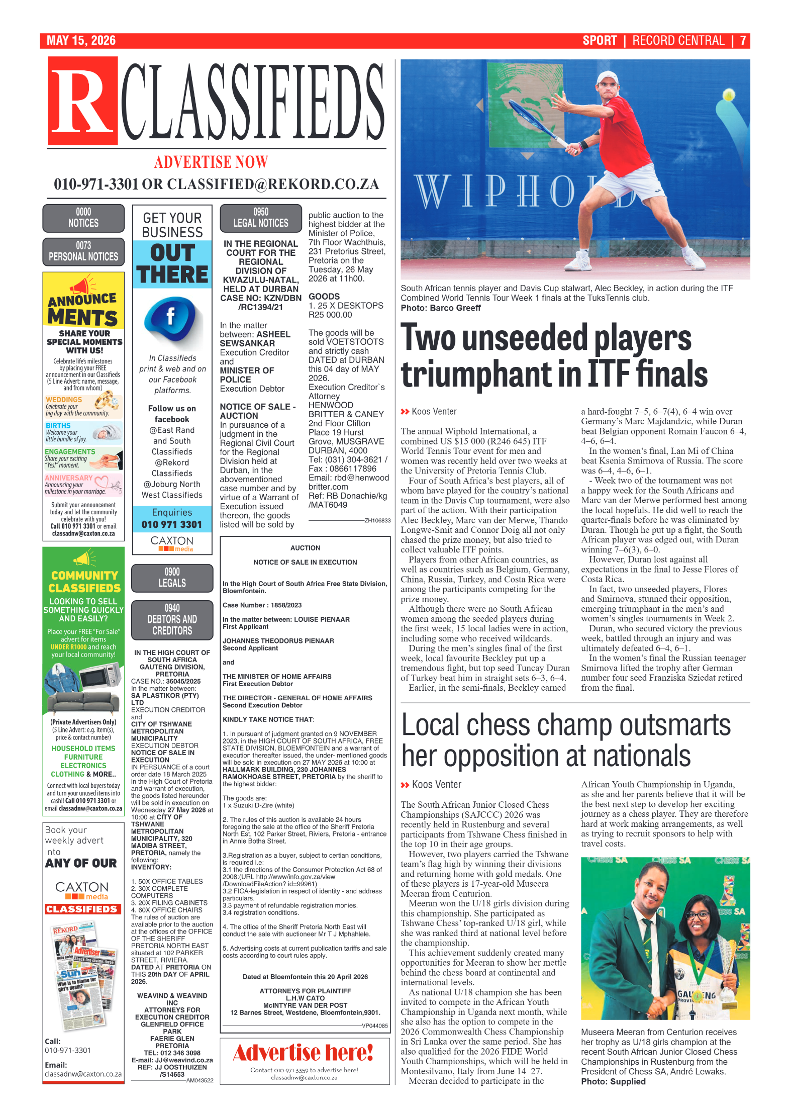 Rekord Central 15 May 2026 page 7
