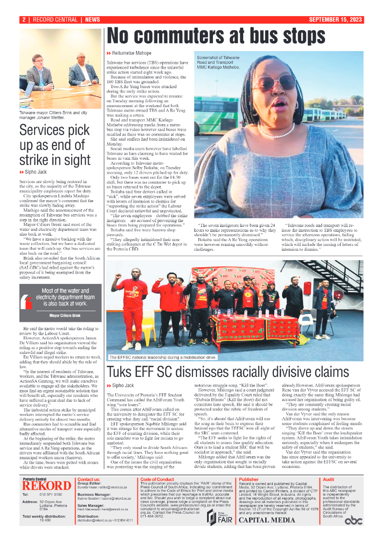Rekord Central 15 September 2023 page 2