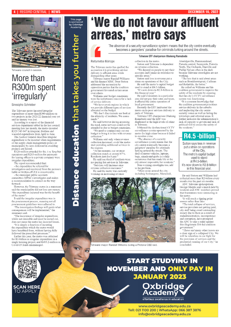 Rekord Central 16 December 2022 page 4