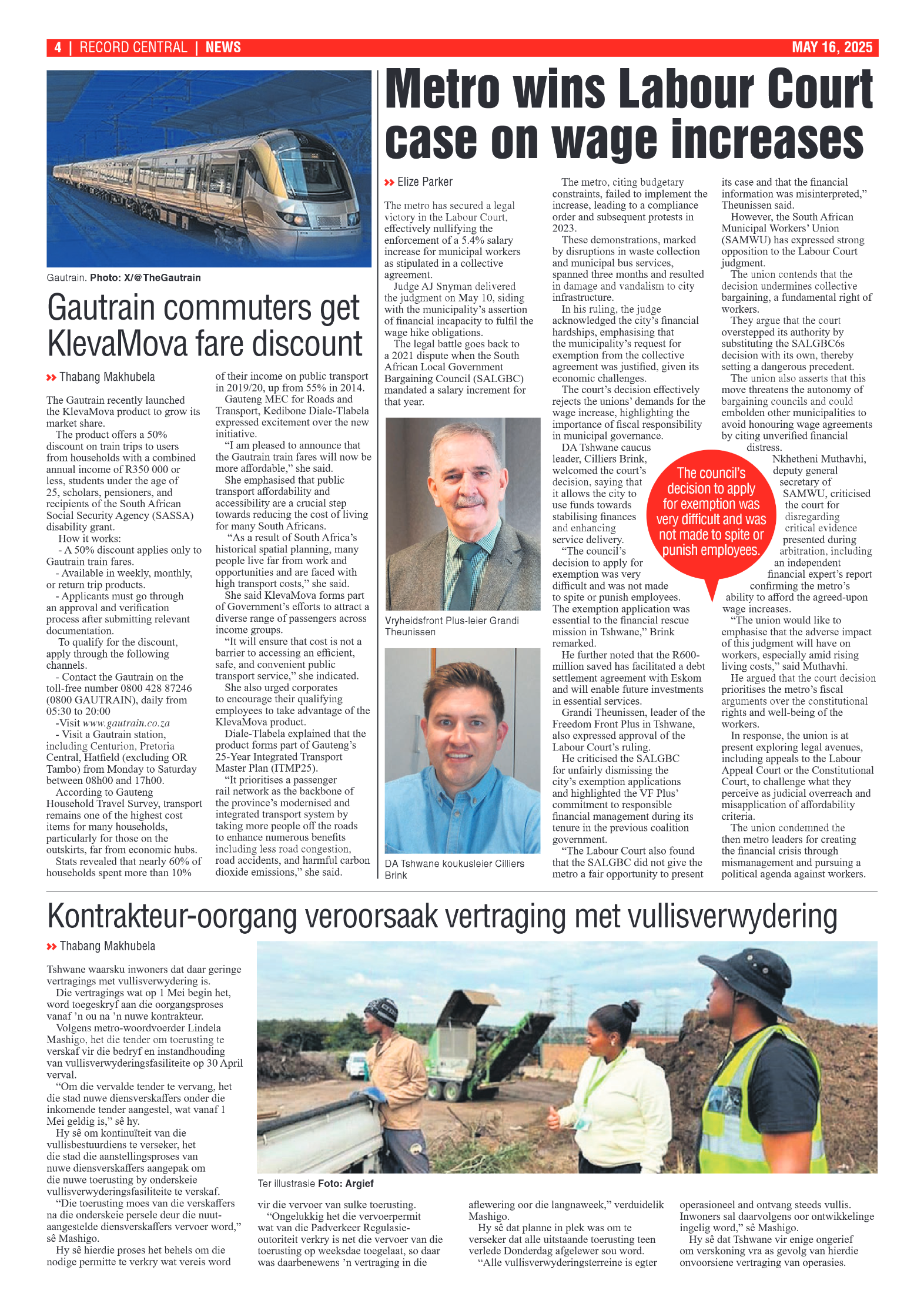 Rekord Central 16 May 2025 page 4