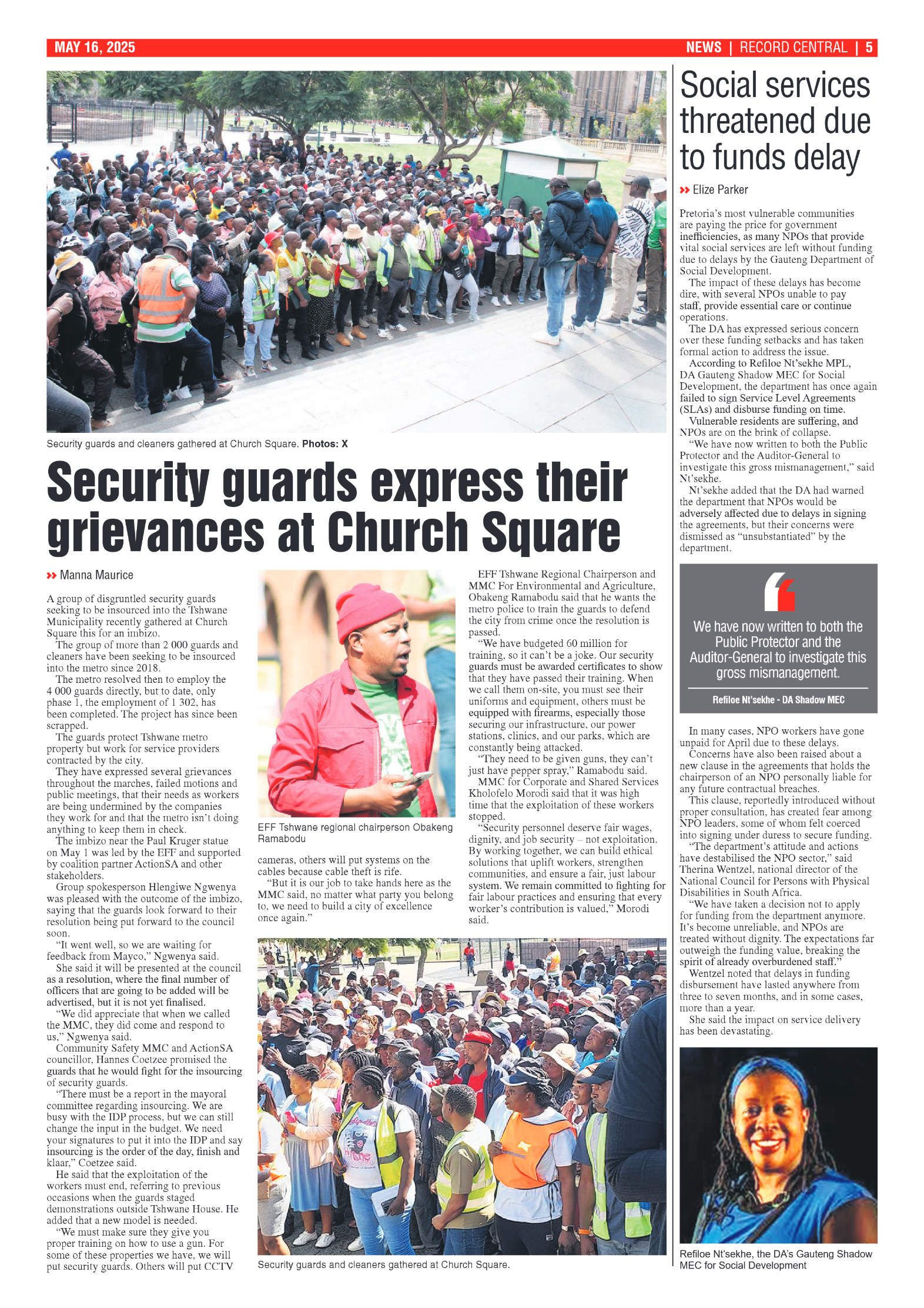 Rekord Central 16 May 2025 page 5
