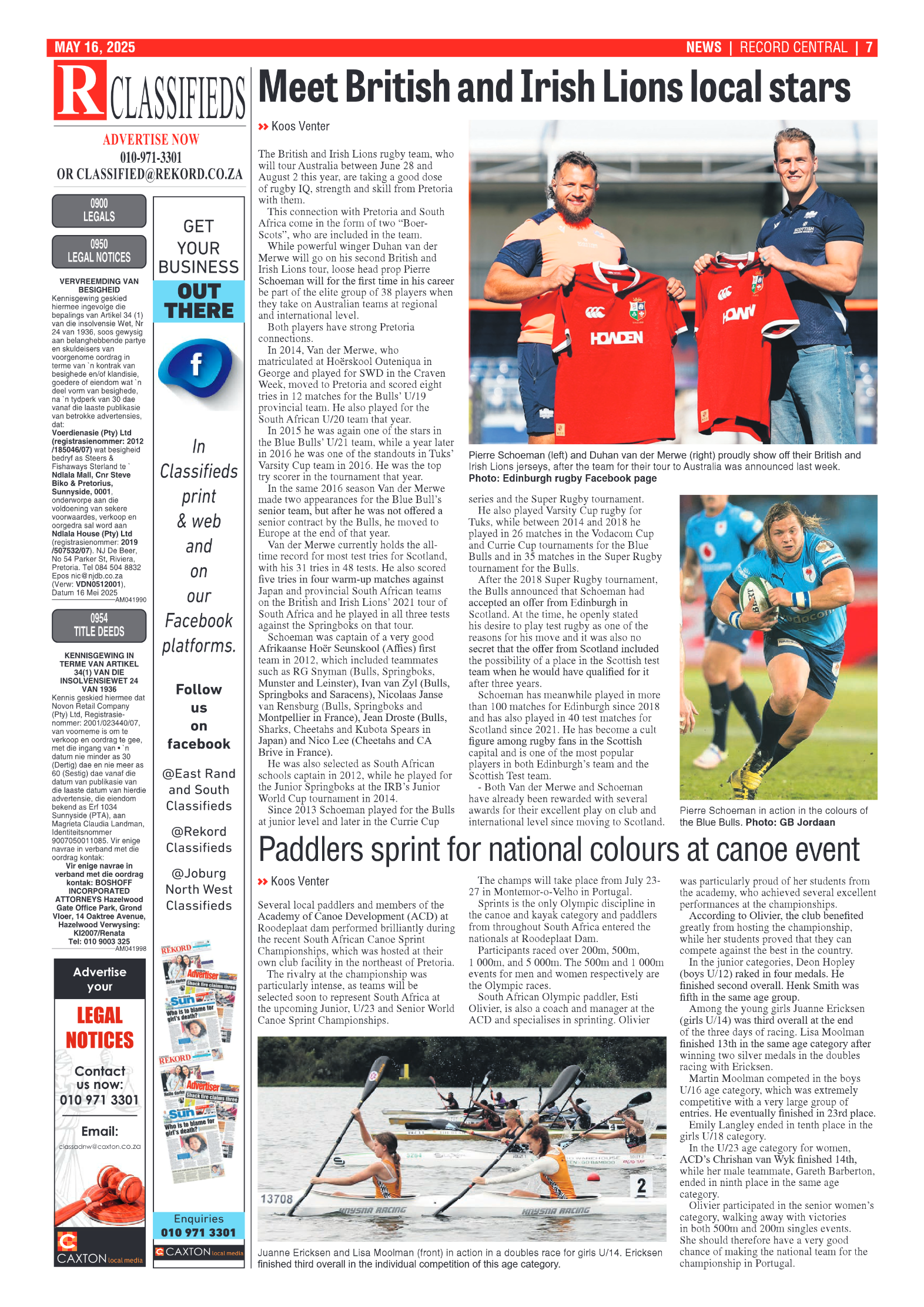 Rekord Central 16 May 2025 page 7