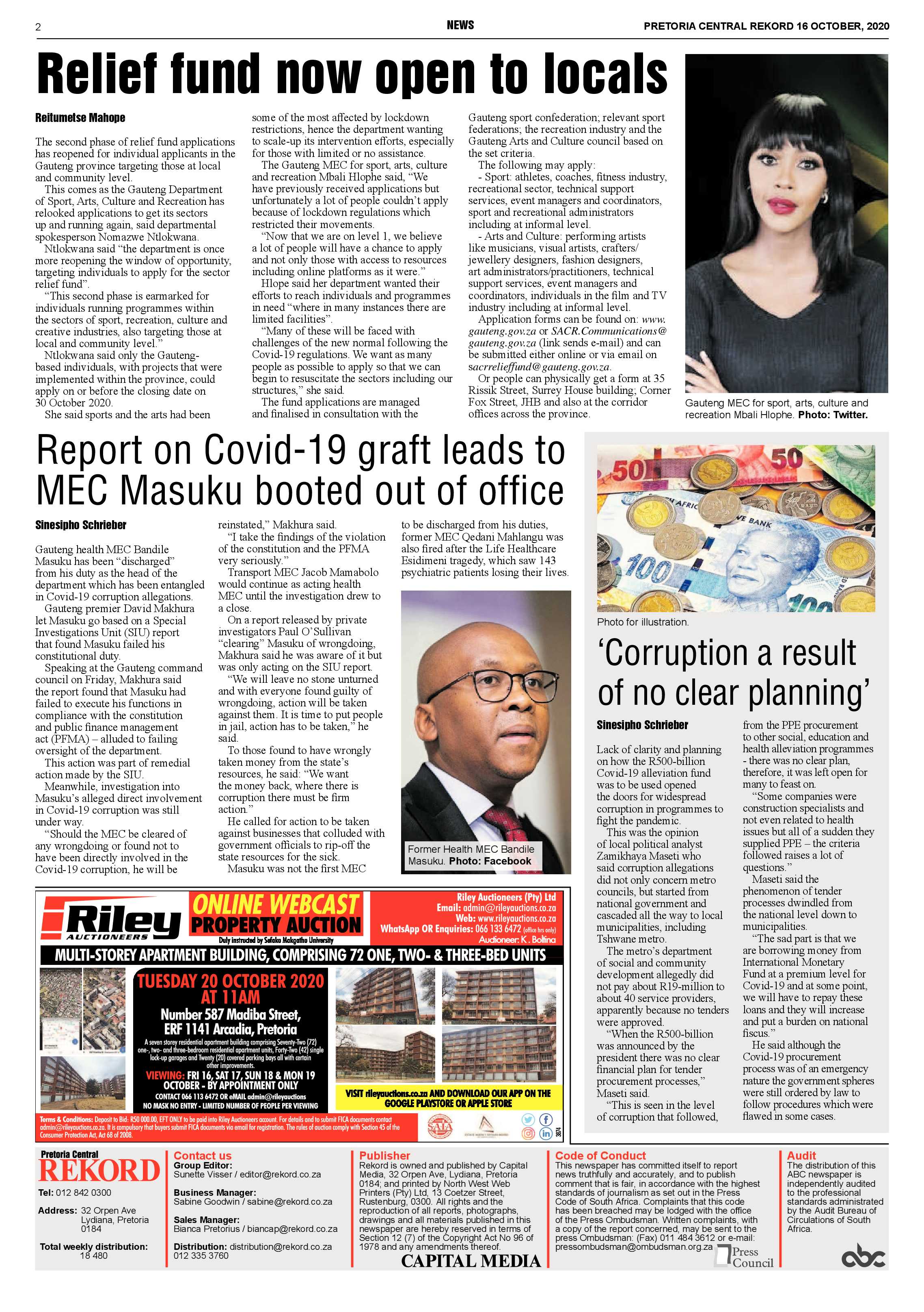 Rekord Central 16 October 2020 page 2