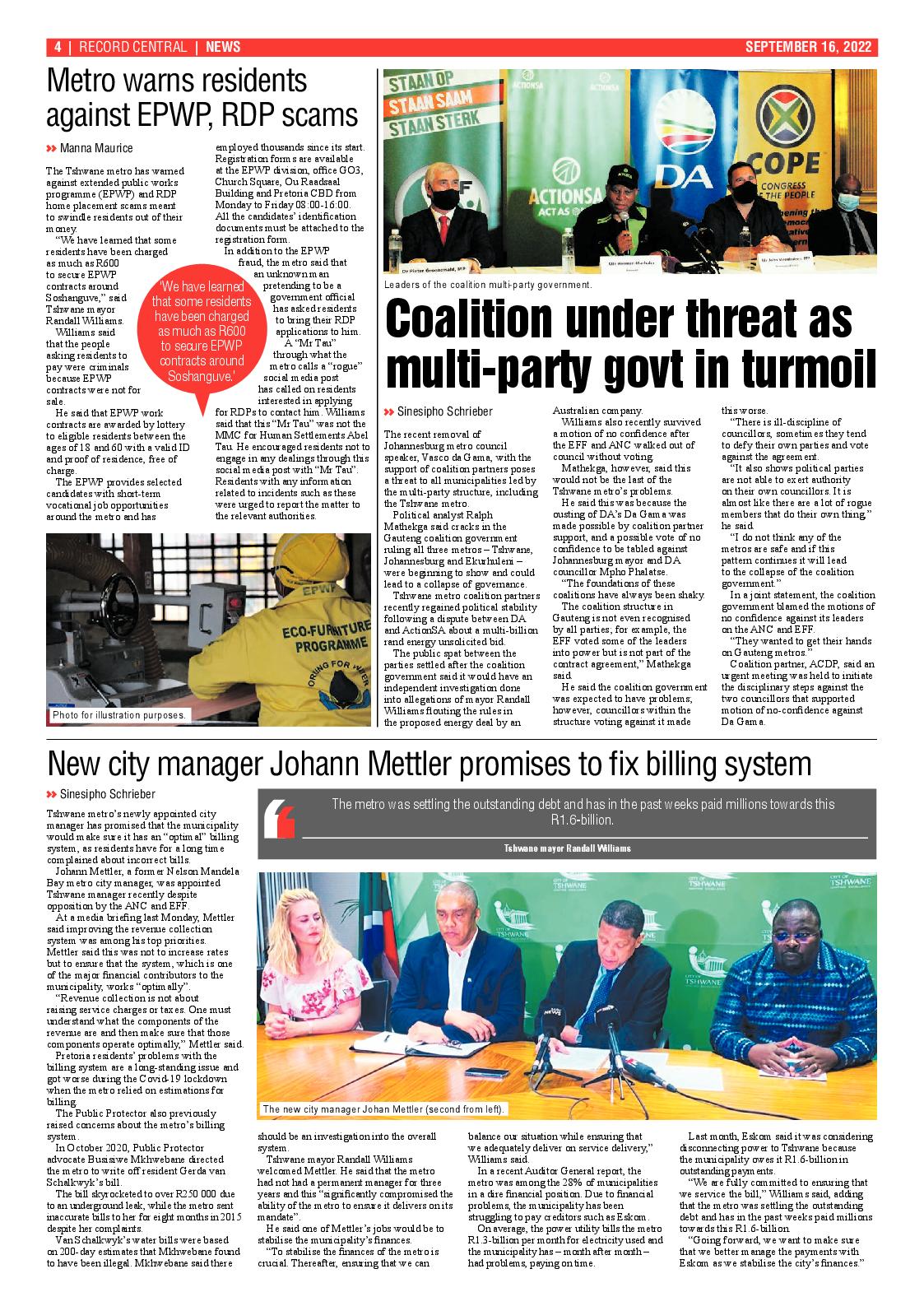 Rekord Central 16 September 2022 page 4