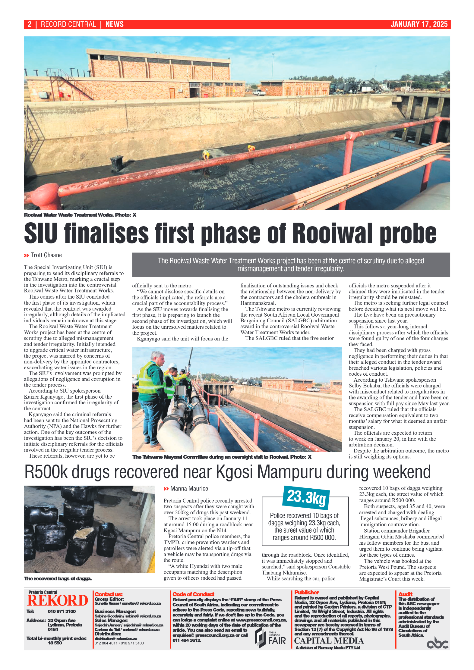 Rekord Central 17 January 2025 page 2
