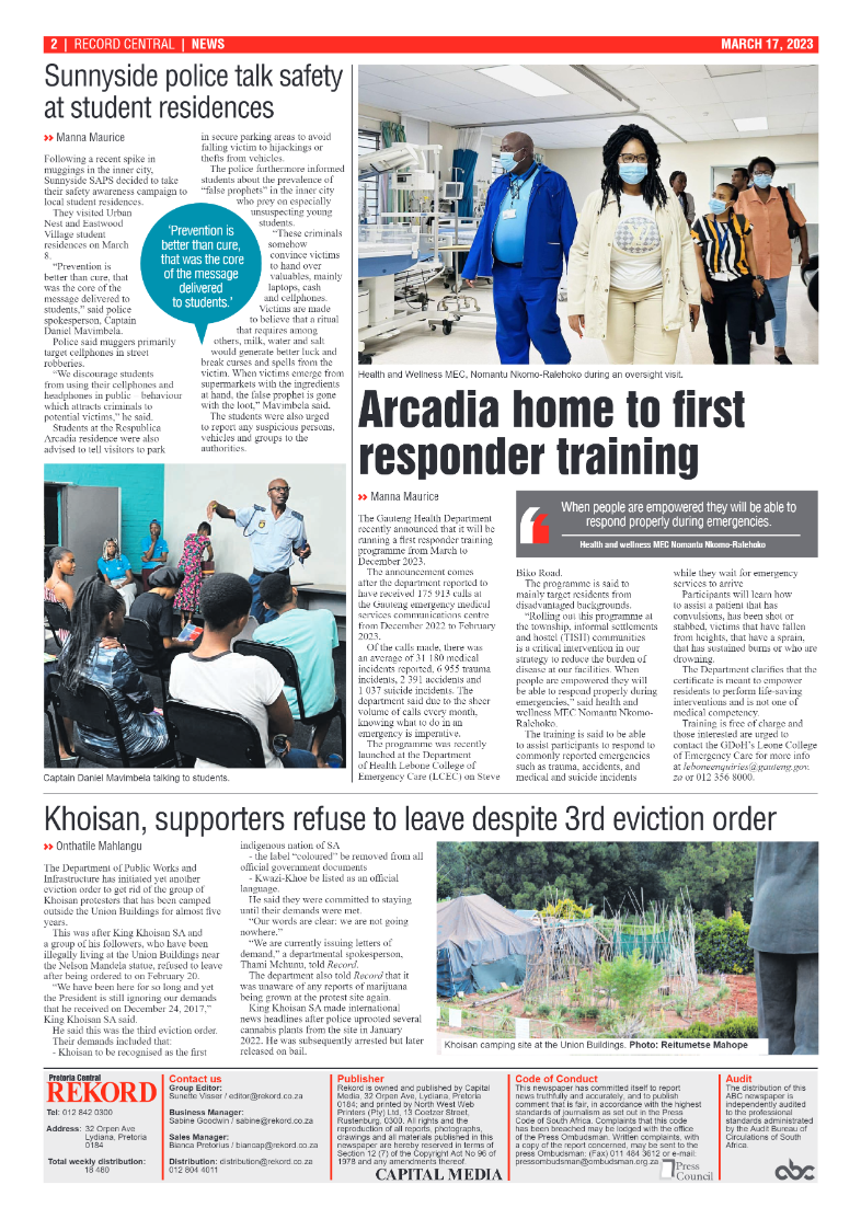 Rekord Central 17 March 2023 page 2