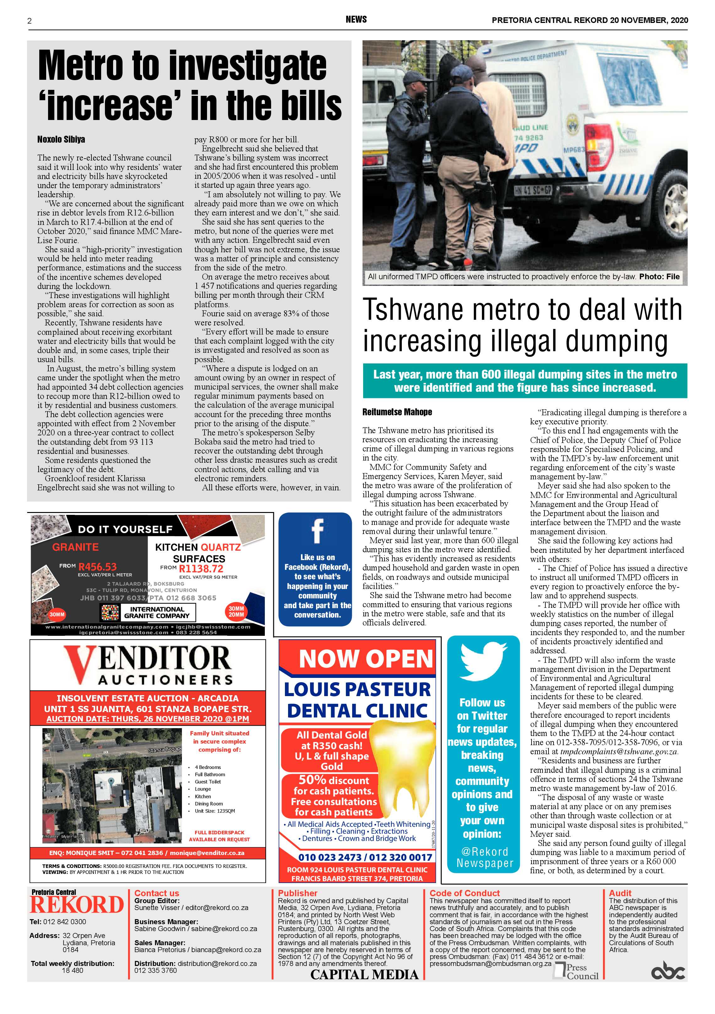 Rekord Central 20 November 2020 page 2