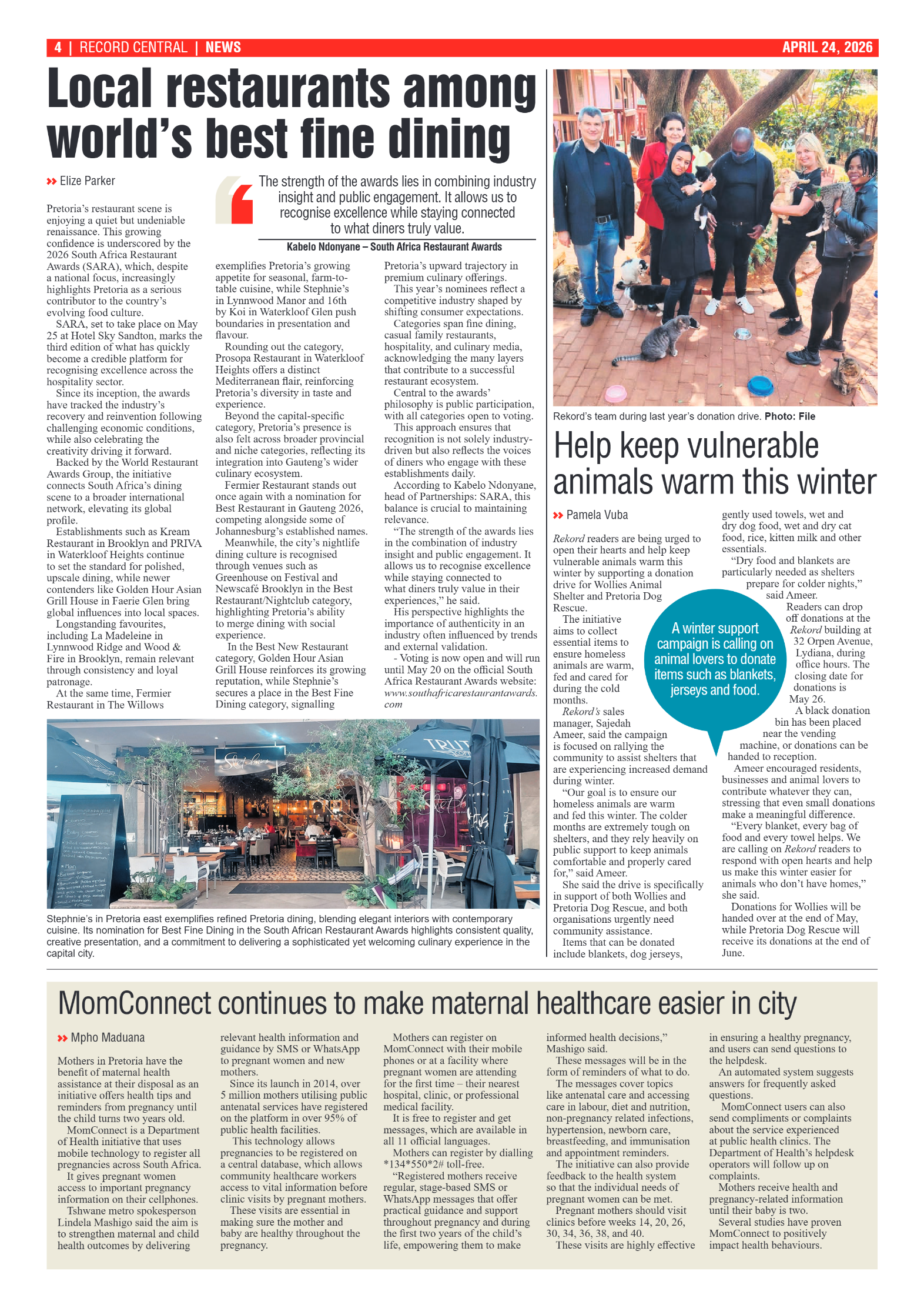 Rekord Central 24 April 2026 page 4