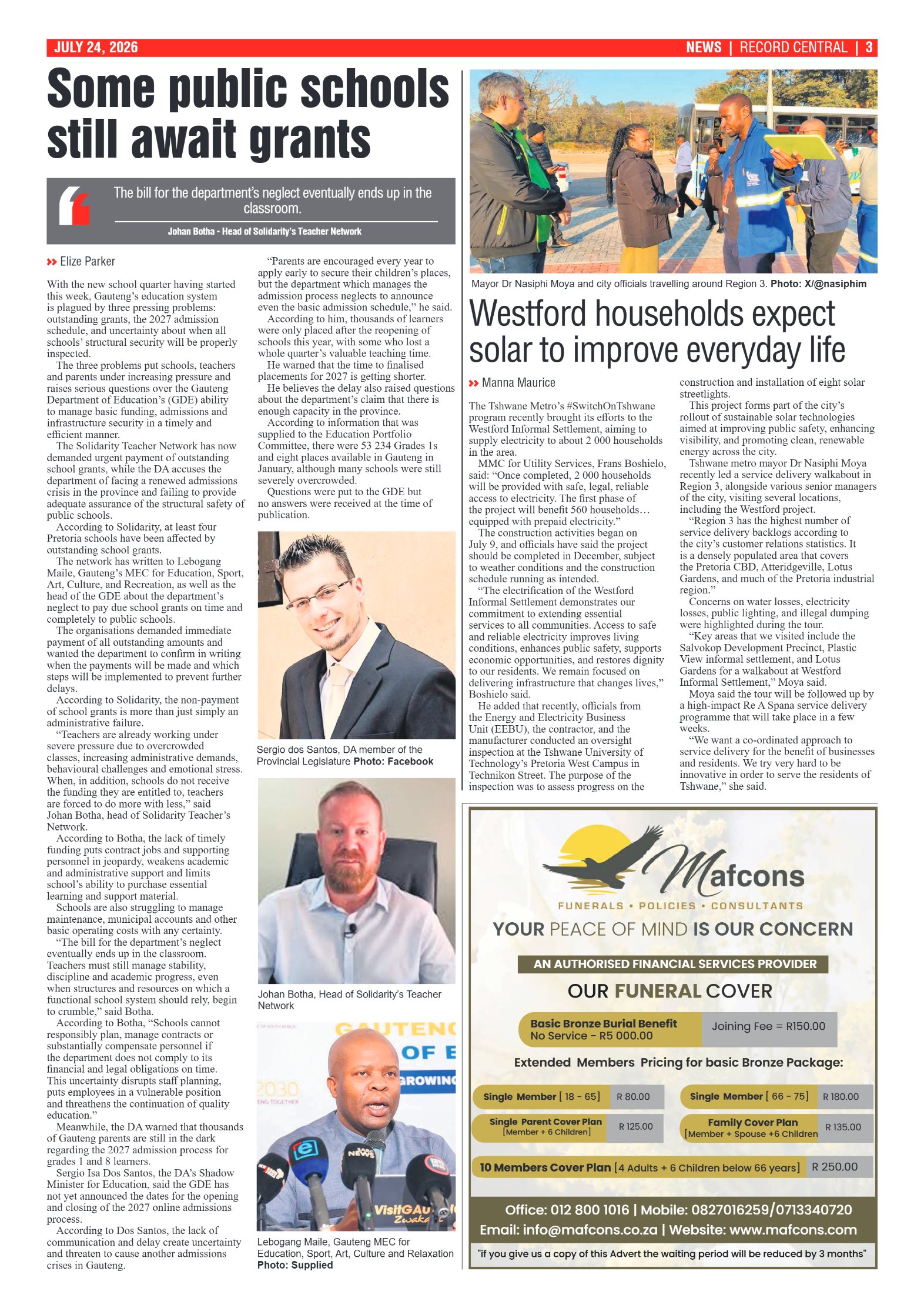 Rekord Central 24 July 2026 page 3