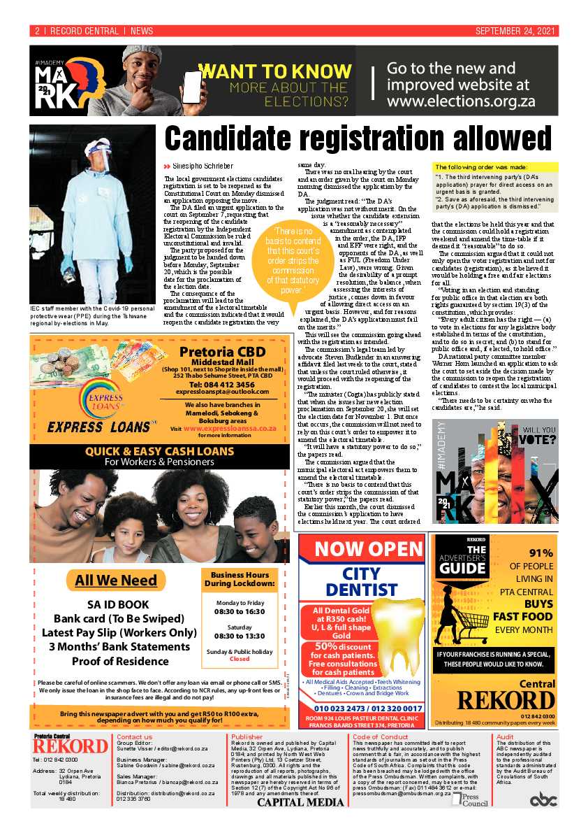 Rekord Central 24 September 2021 page 2