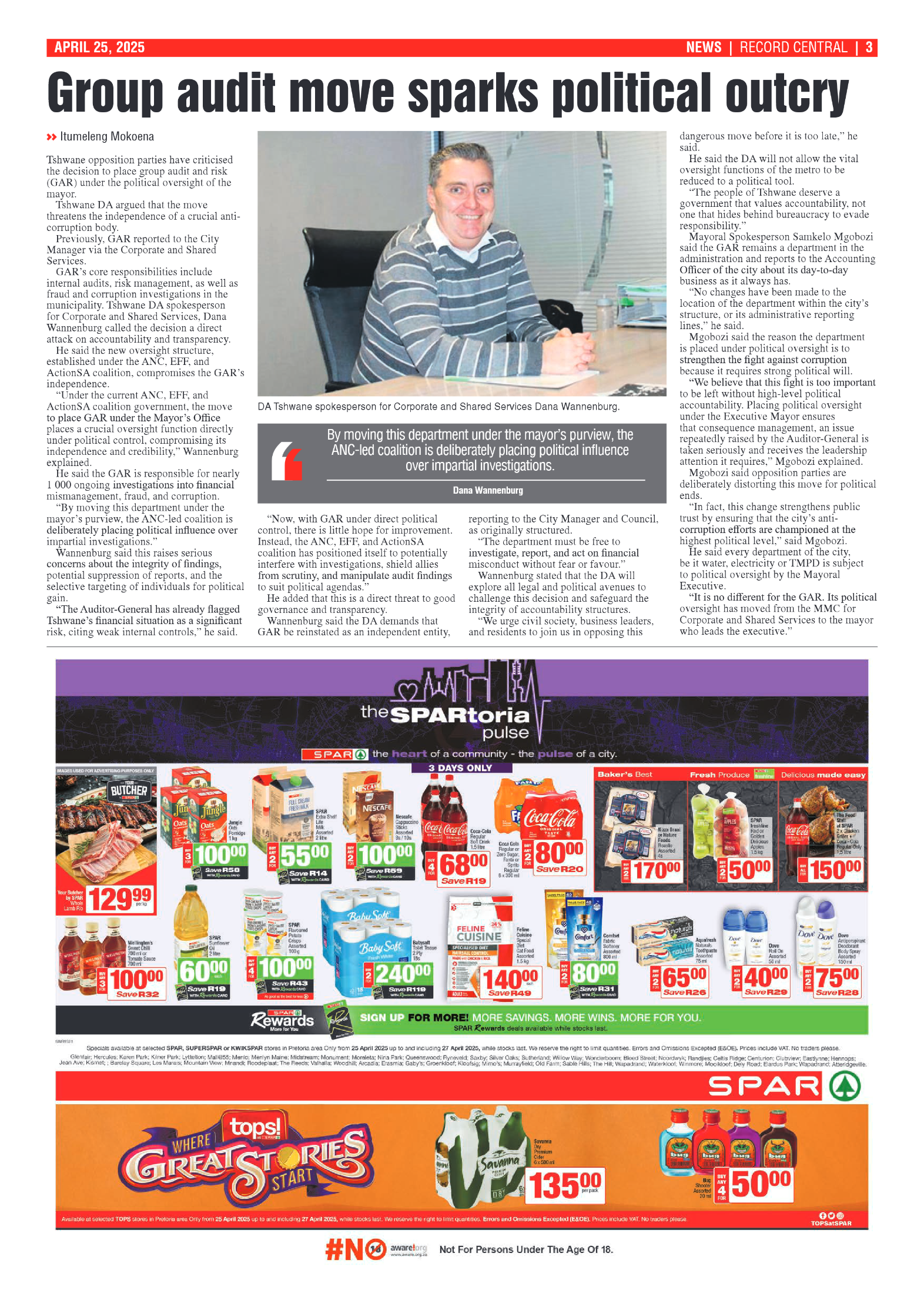 Rekord Central 25 April 2025 page 3