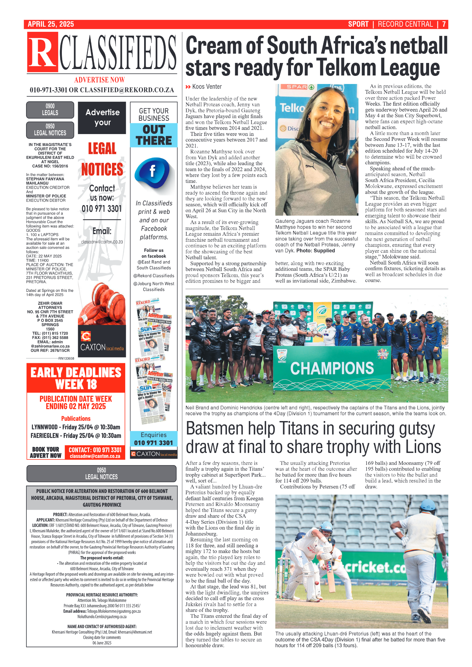 Rekord Central 25 April 2025 page 7