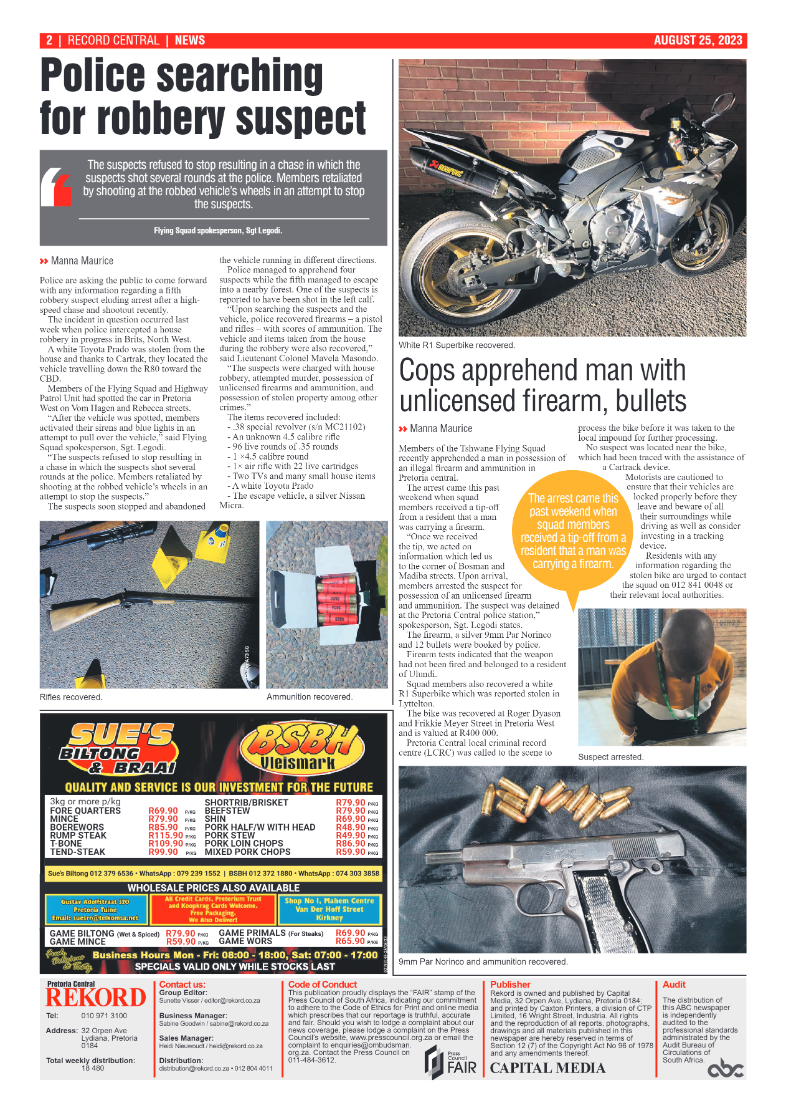 Rekord Central 25 August 2023 page 2