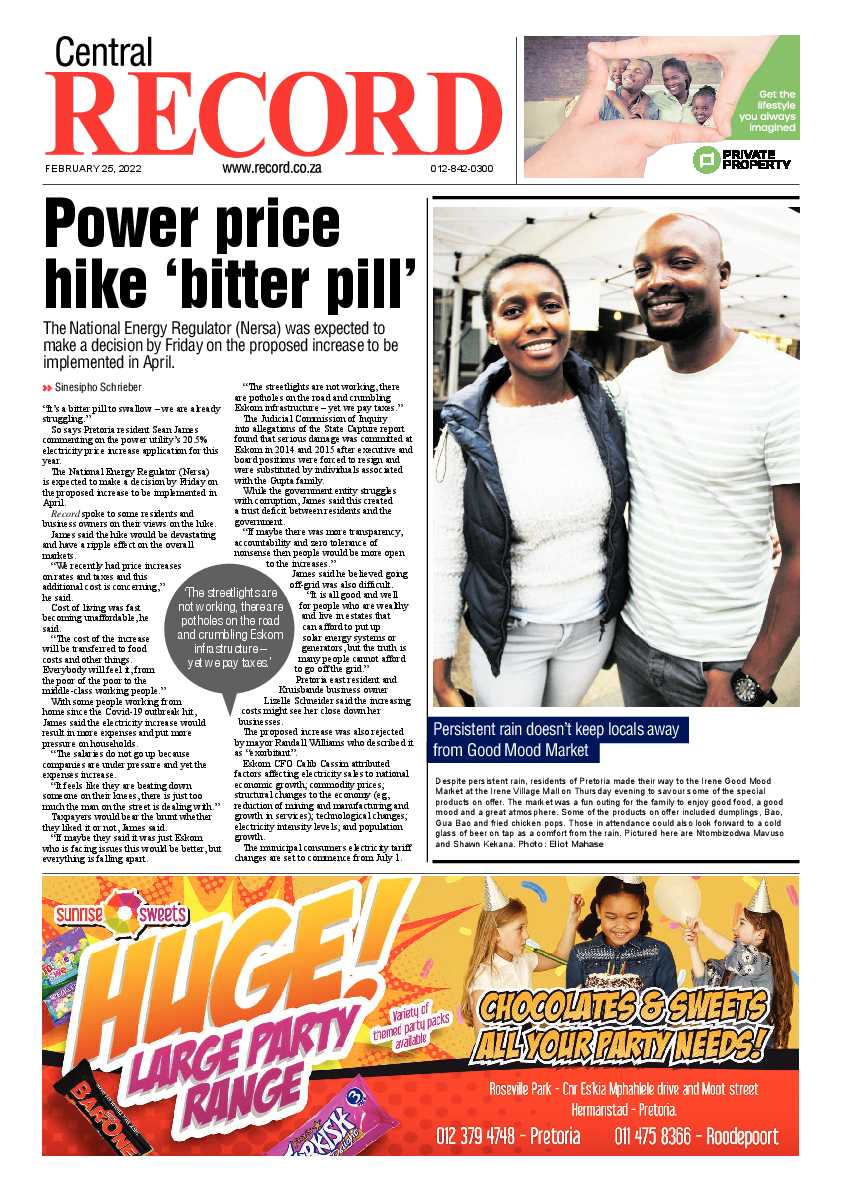 Rekord Central 25 February 2022 page 1