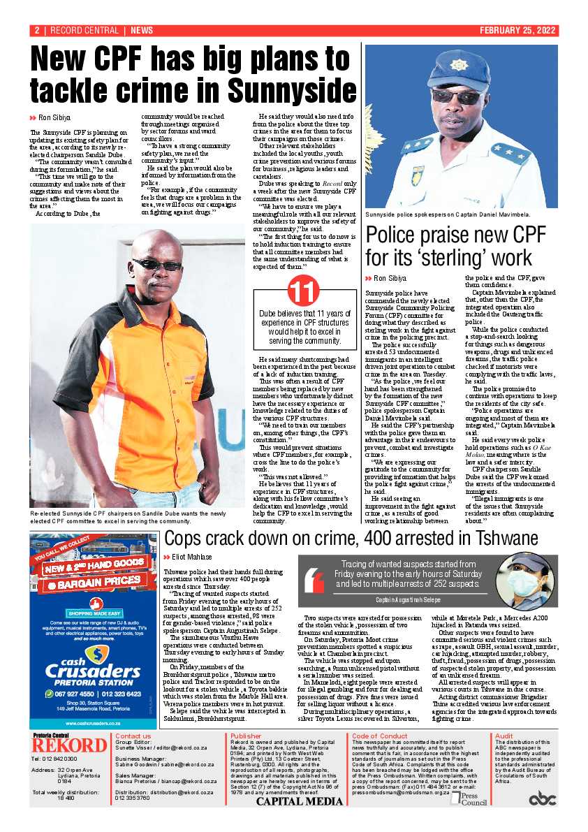 Rekord Central 25 February 2022 page 2
