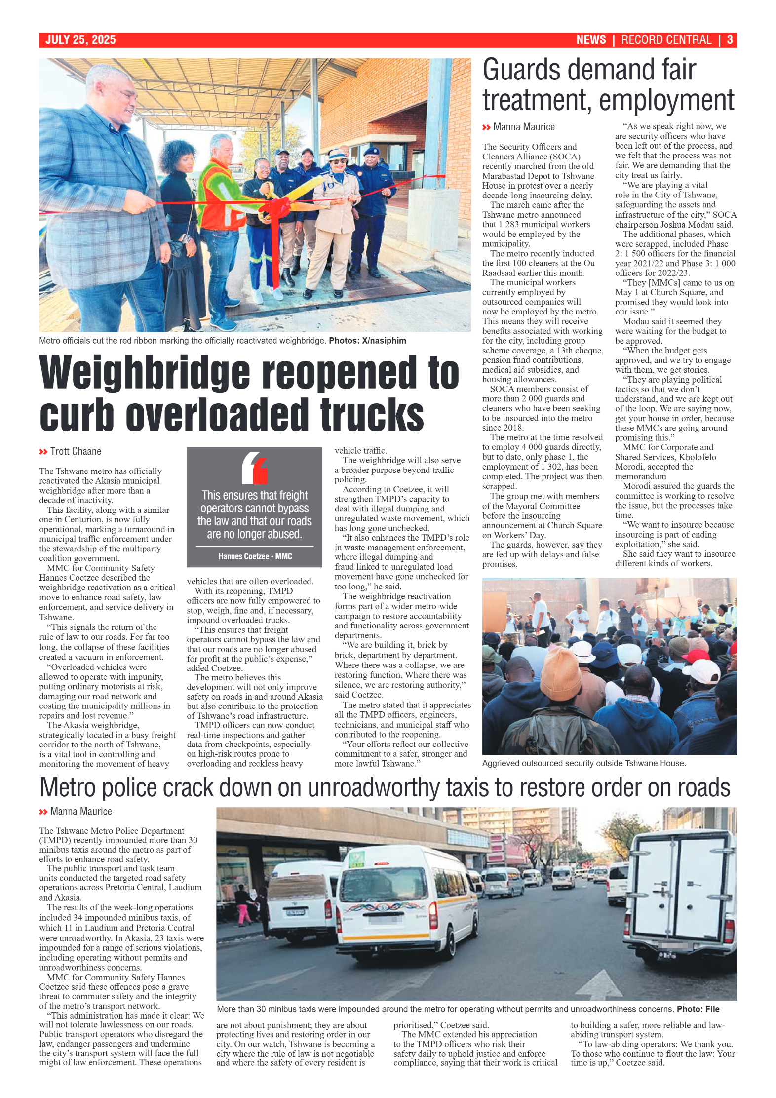 Rekord Central 25 July 2025 page 3
