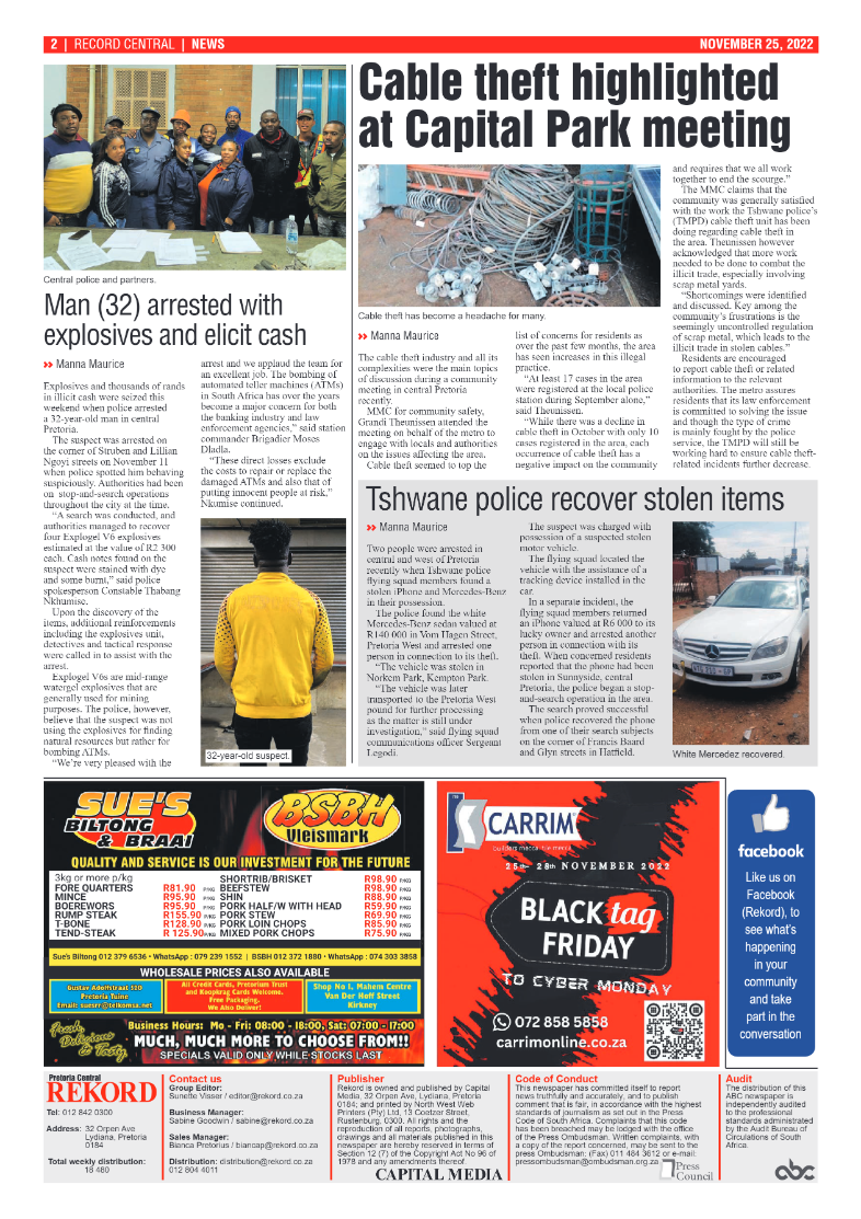 Rekord Central 25 November 2022 page 2