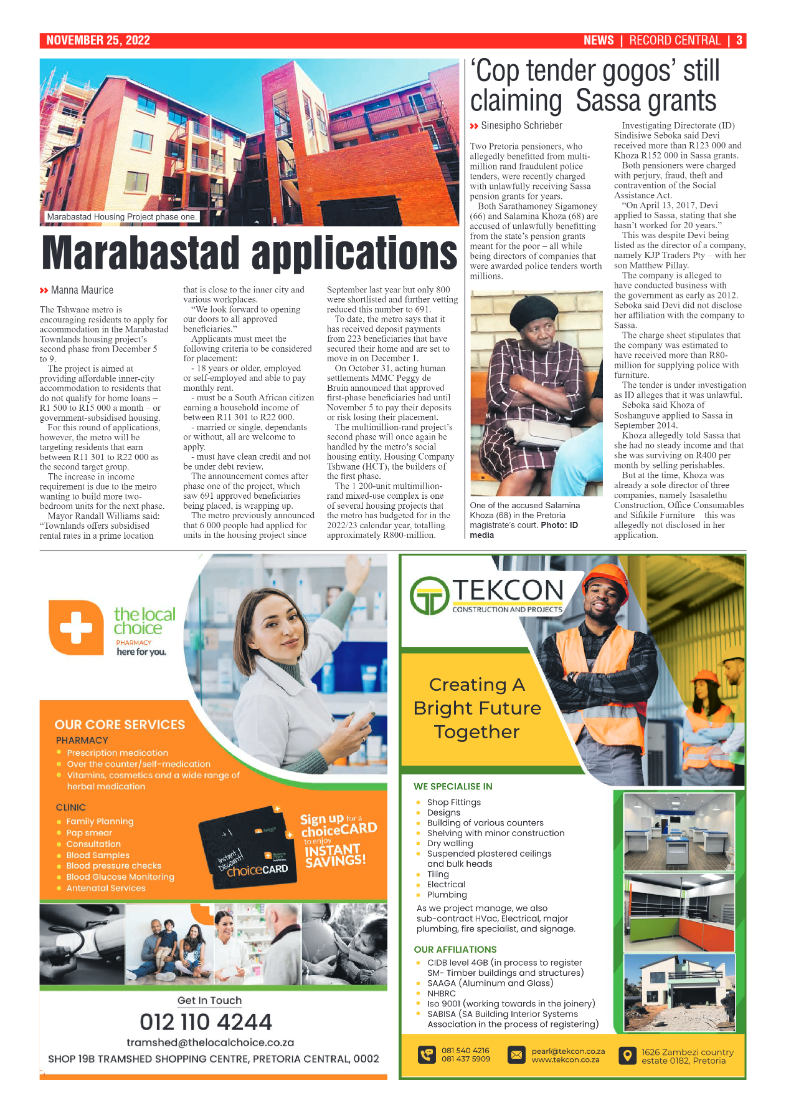 Rekord Central 25 November 2022 page 3