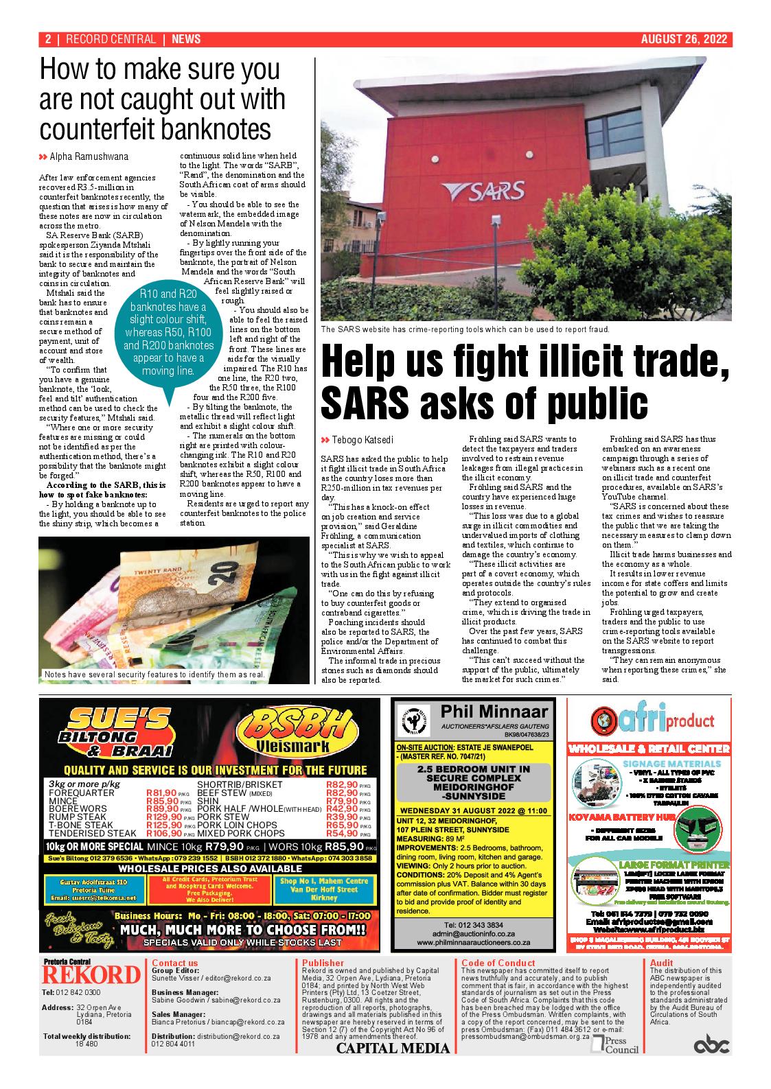 Rekord Central 26 August 2022 page 2