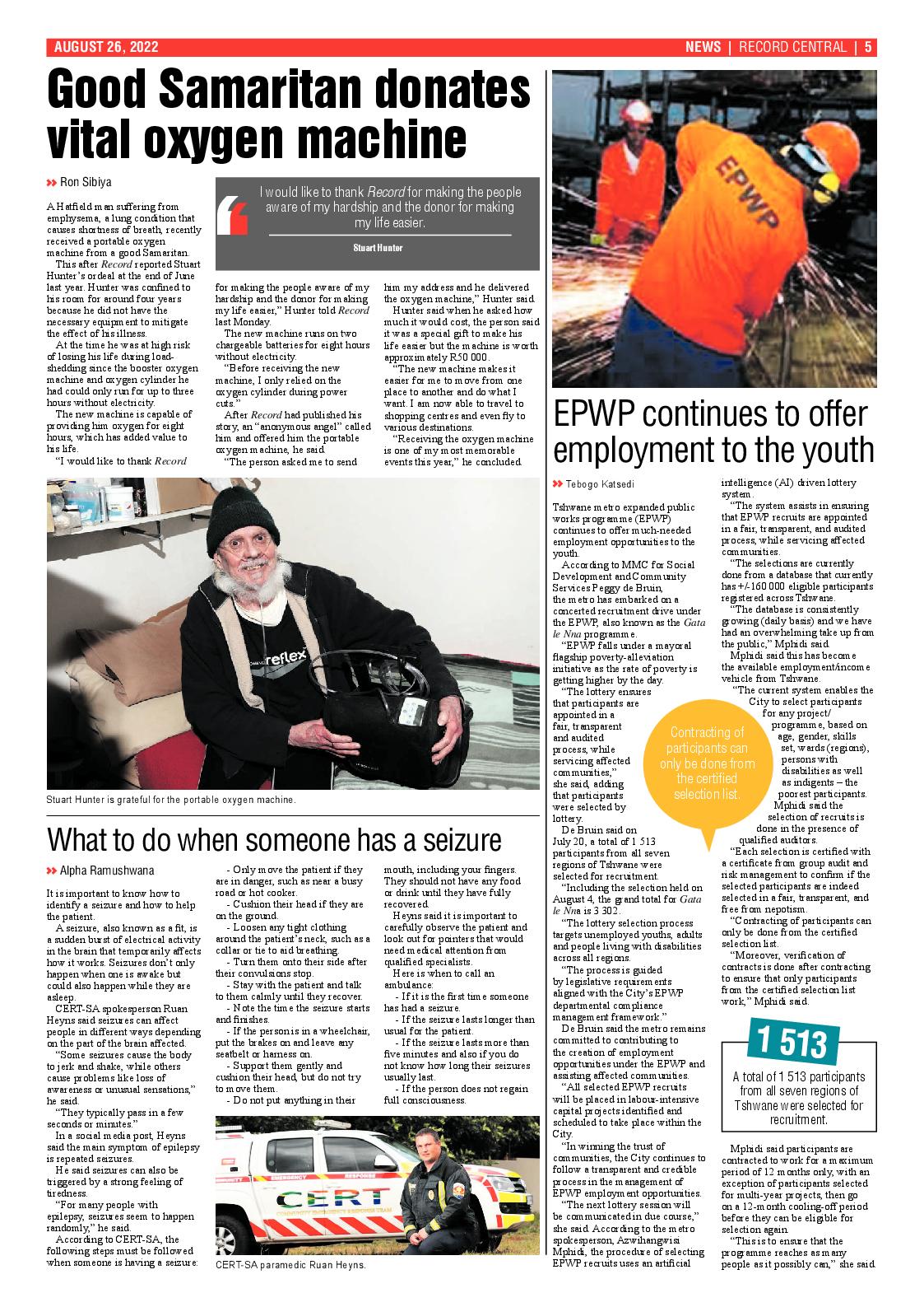 Rekord Central 26 August 2022 page 5