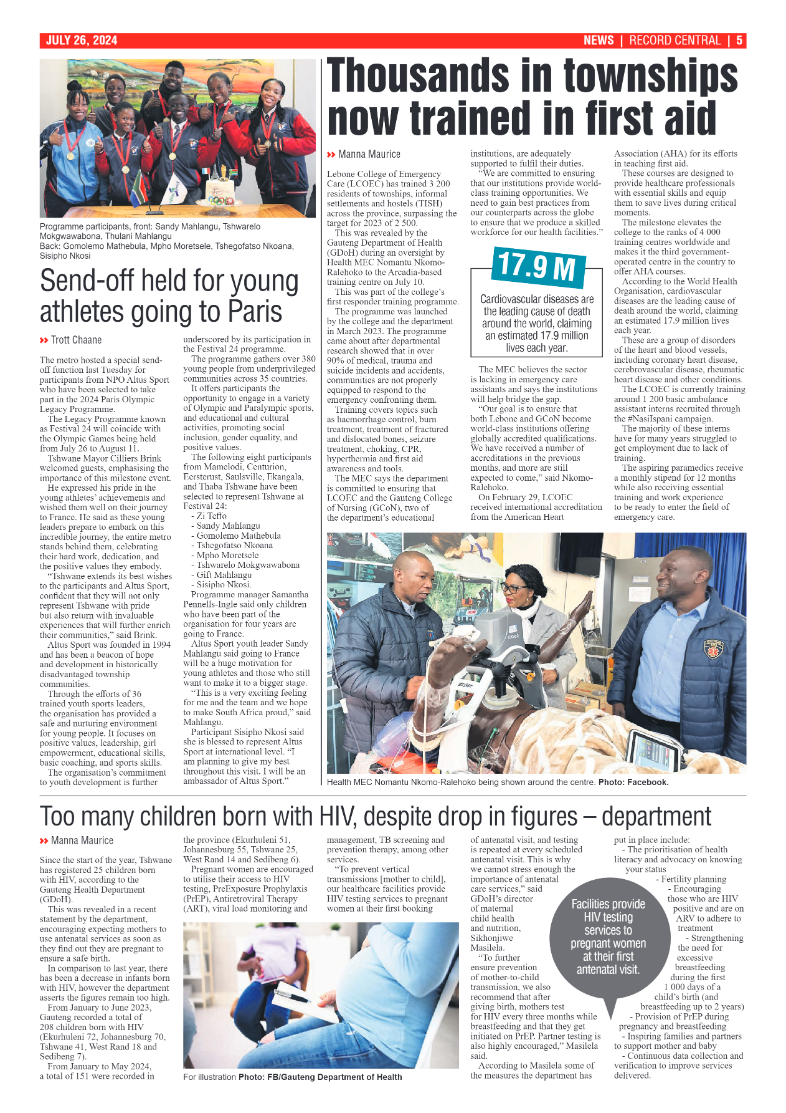 Rekord Central 26 July 2024 page 5