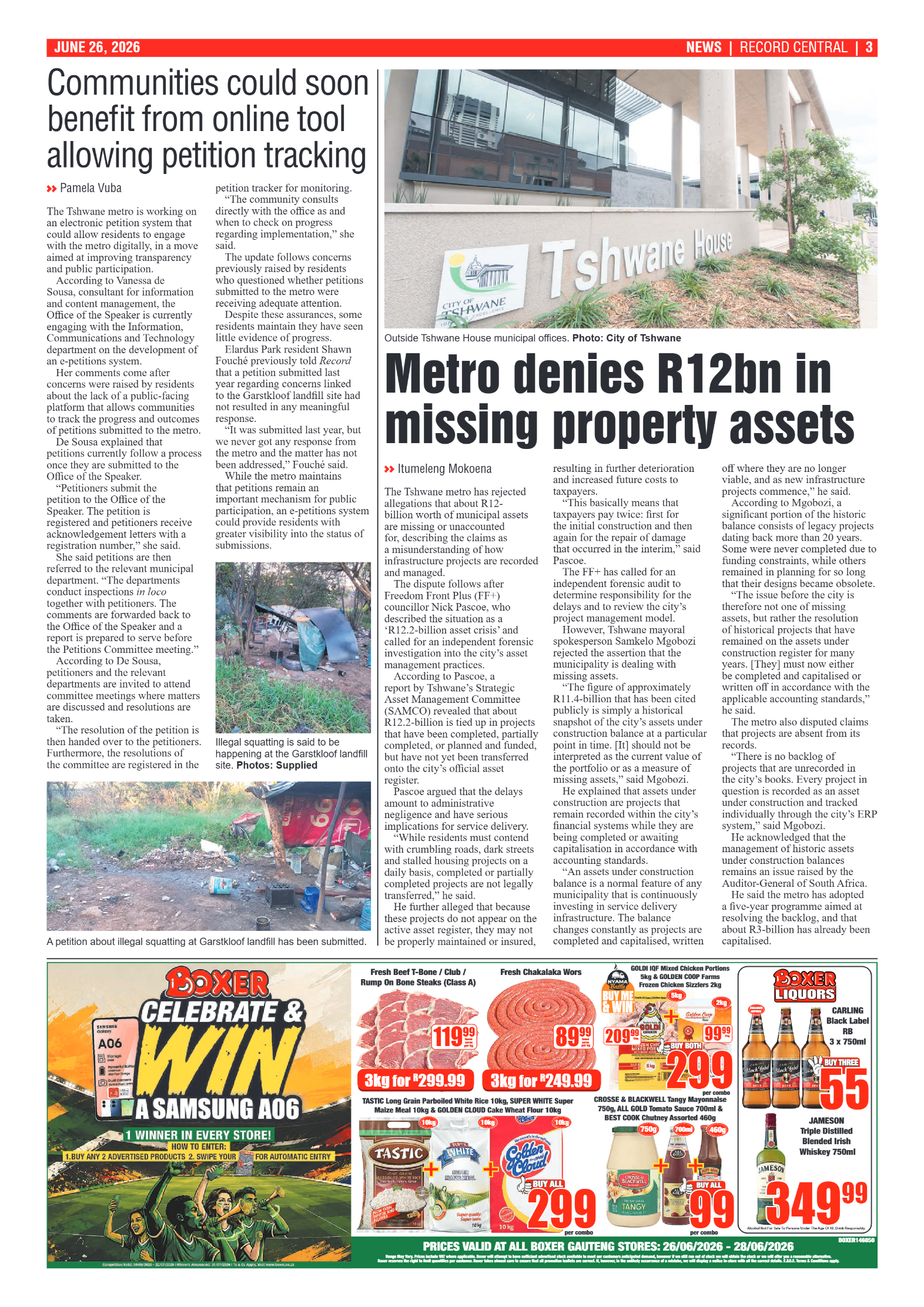 Rekord Central 26 June 2026 page 3