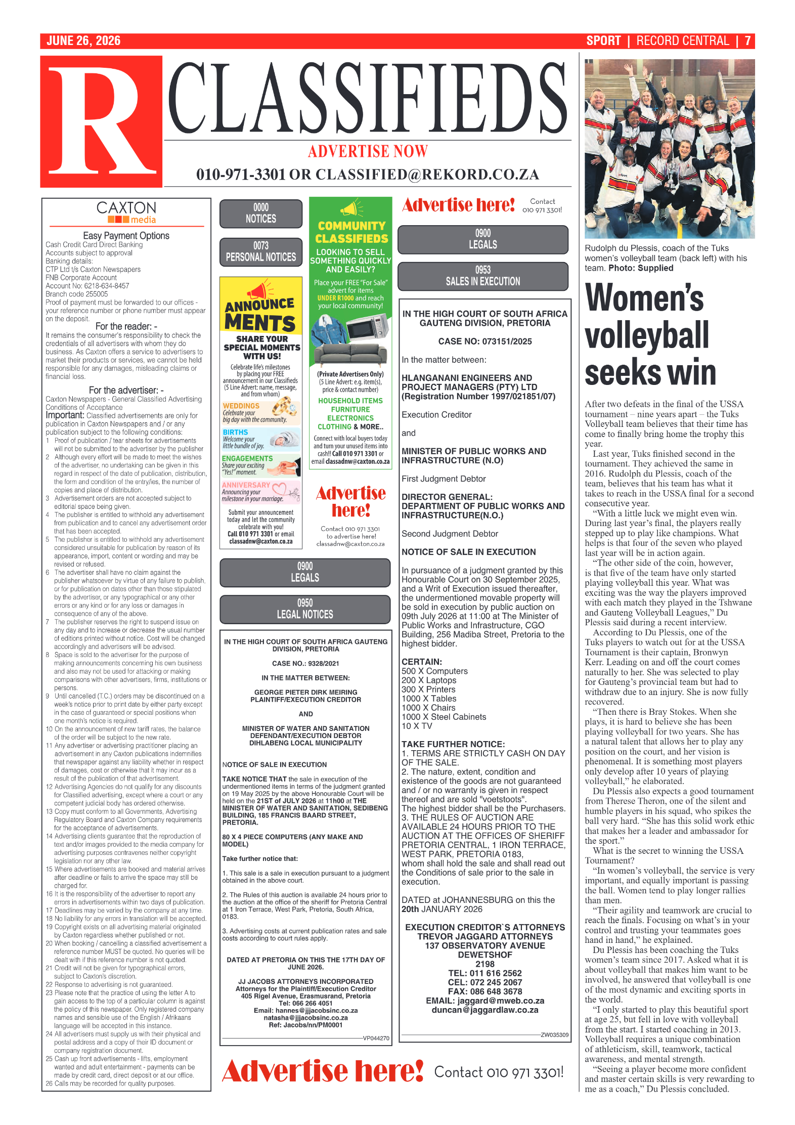Rekord Central 26 June 2026 page 7