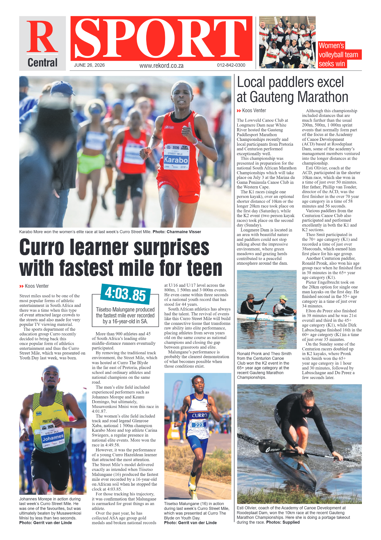 Rekord Central 26 June 2026 page 8