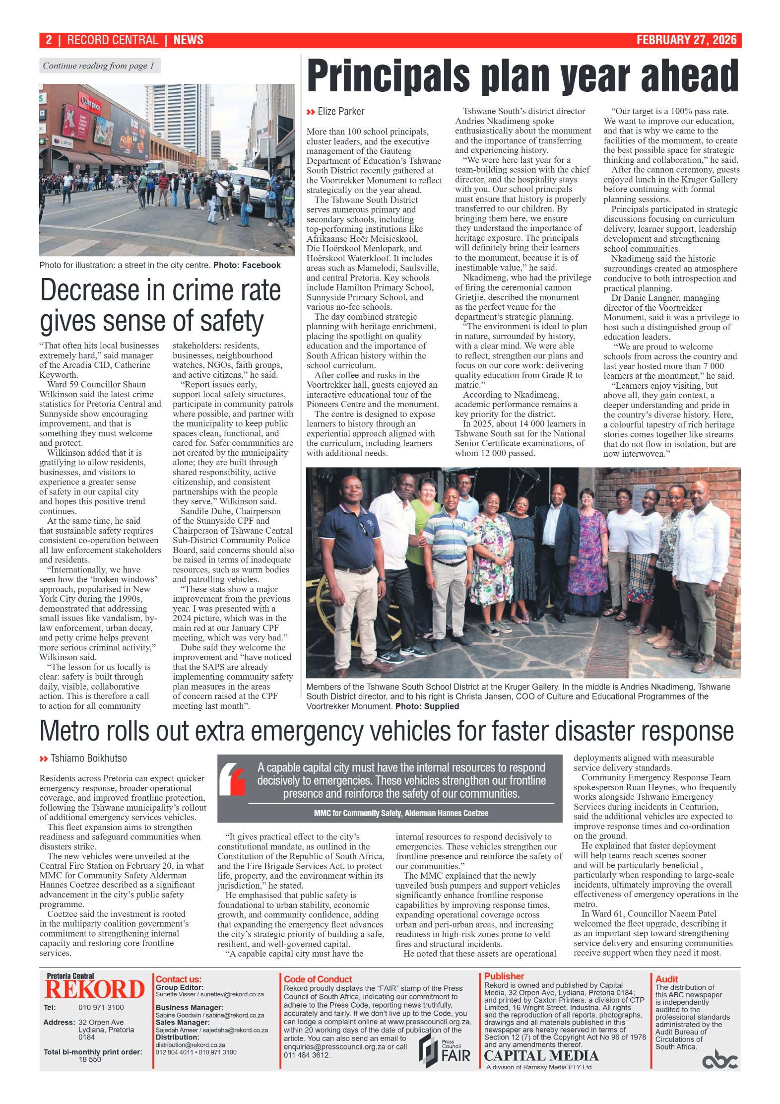 Rekord Central 27 February 2026 page 2