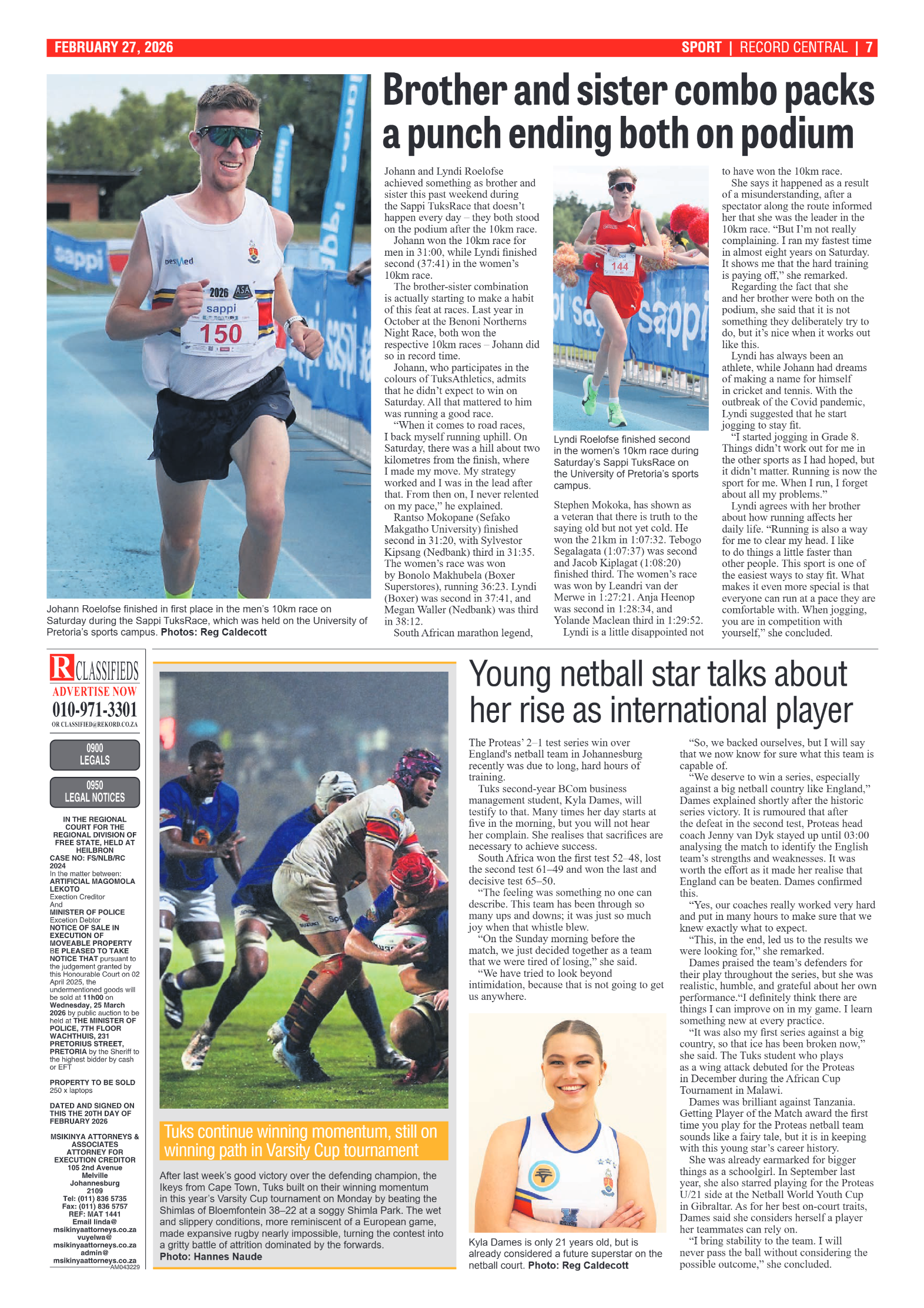 Rekord Central 27 February 2026 page 7