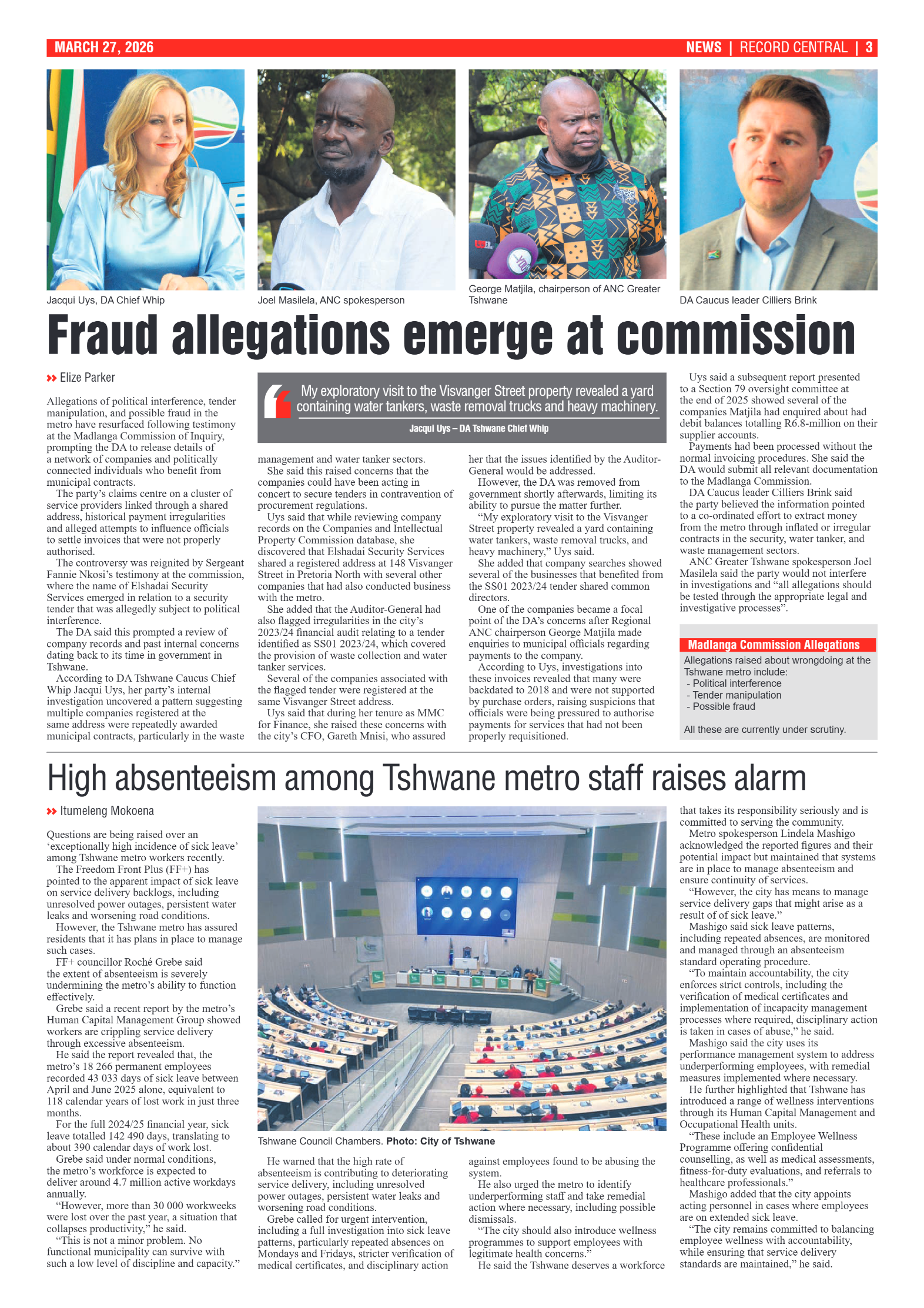 Rekord Central 27 March 2026 page 3