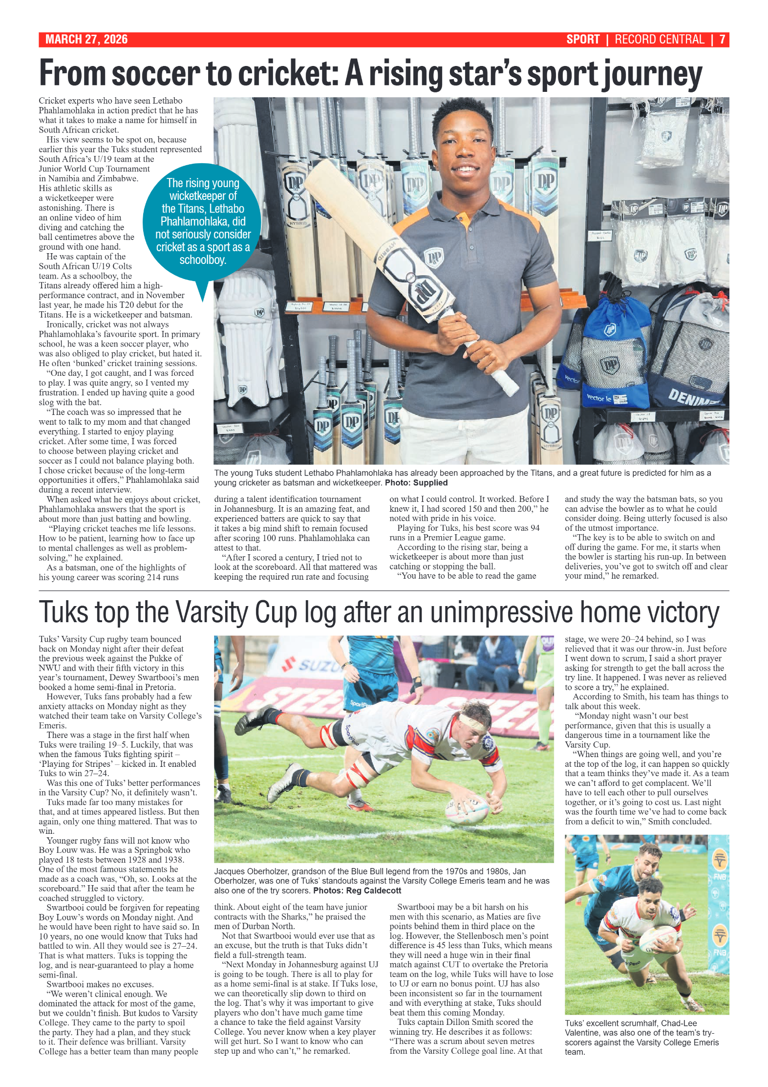 Rekord Central 27 March 2026 page 7