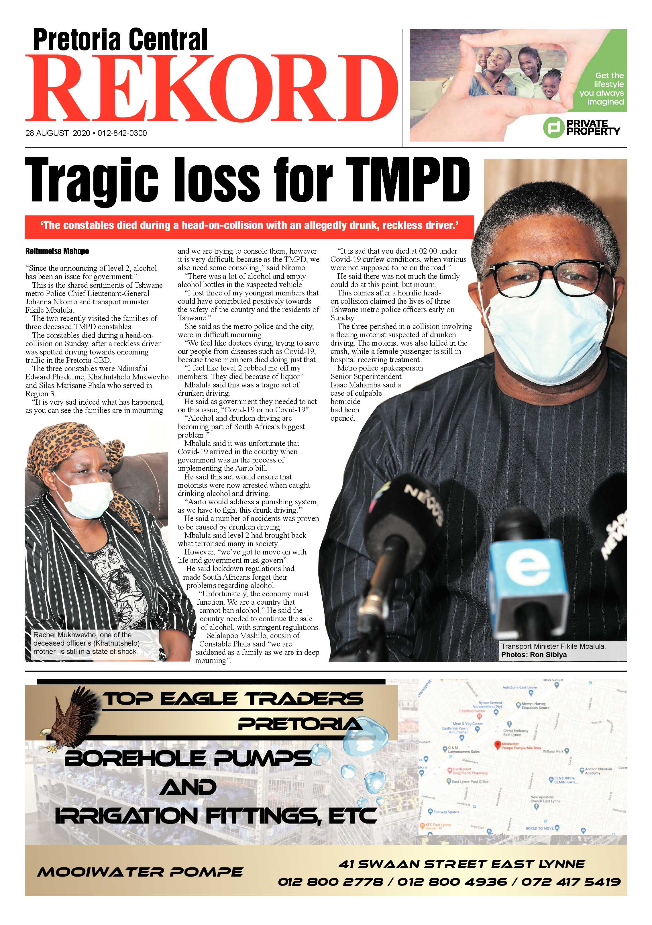 Rekord Central 28 August 2020 page 1