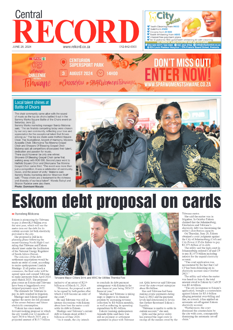 Rekord Central 28 June 2024 page 1