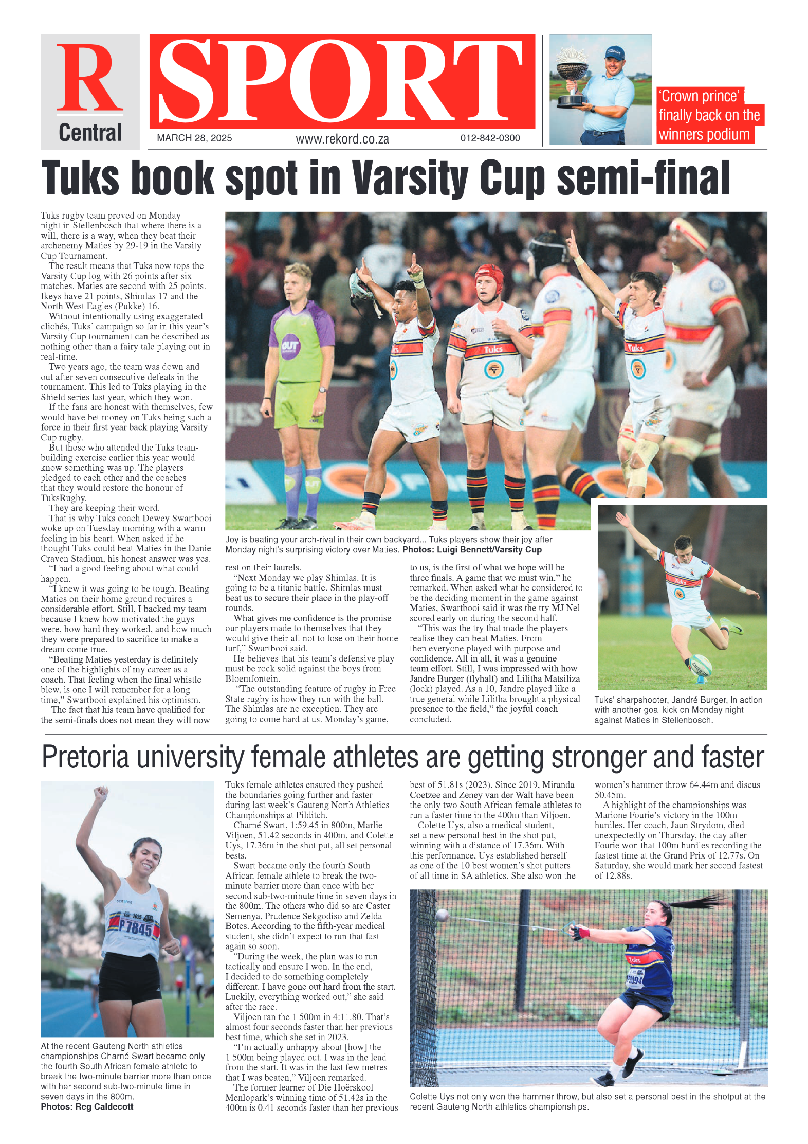 Rekord Central 28 March 2025 page 8