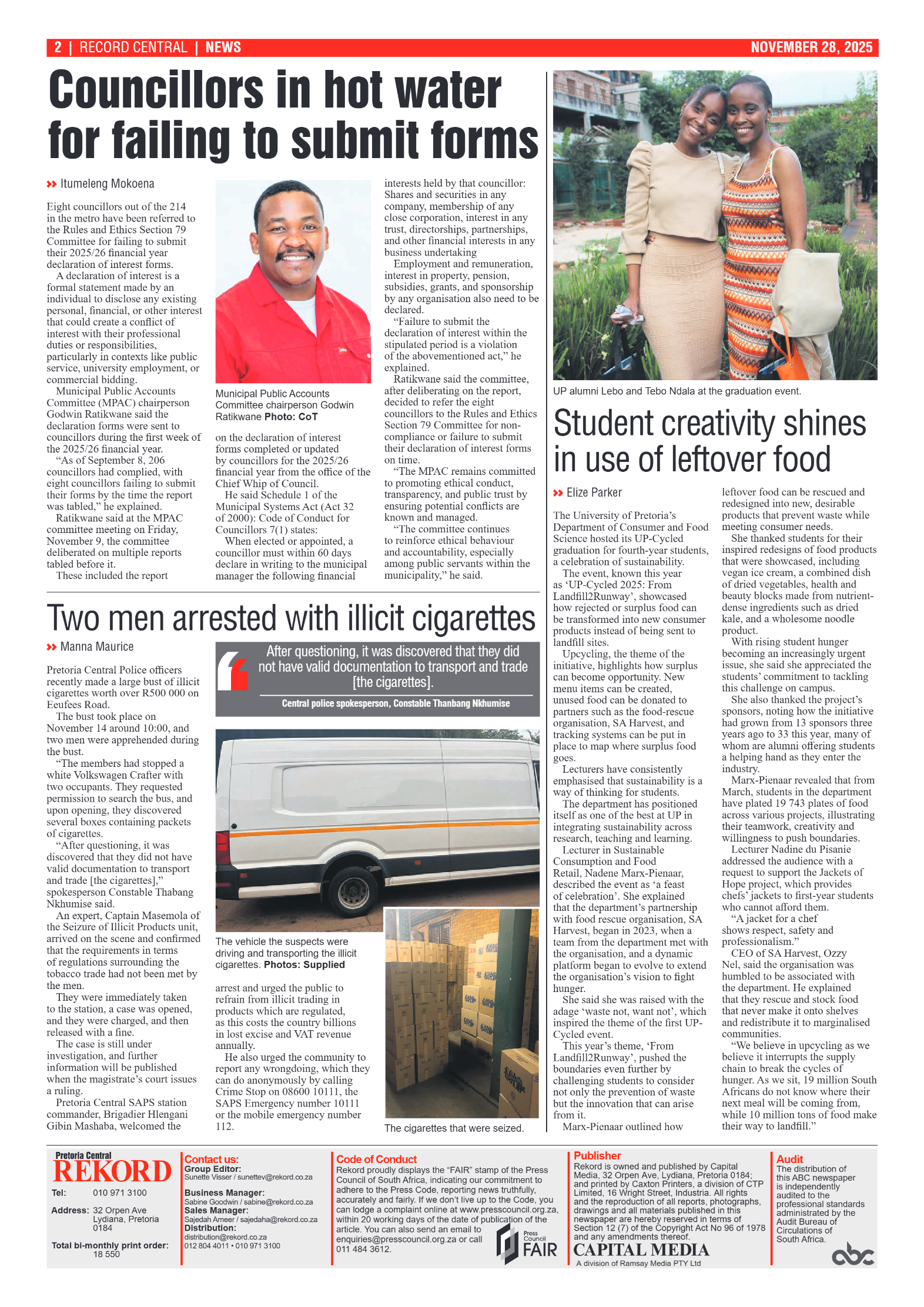 Rekord Central 28 November 2025 page 2